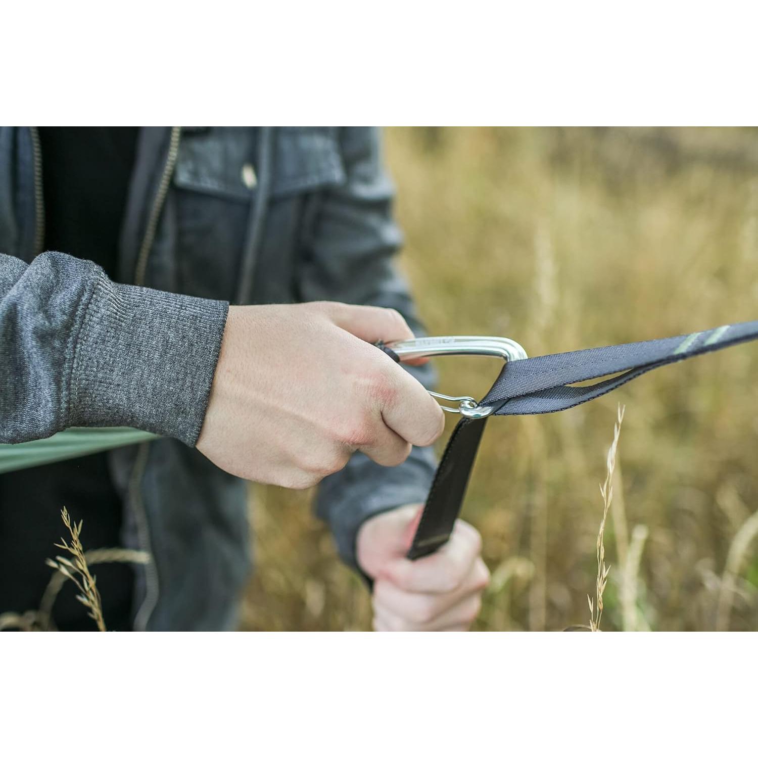 Klymit Single Traverse Hammock, Portable Hammock for Camping, Green