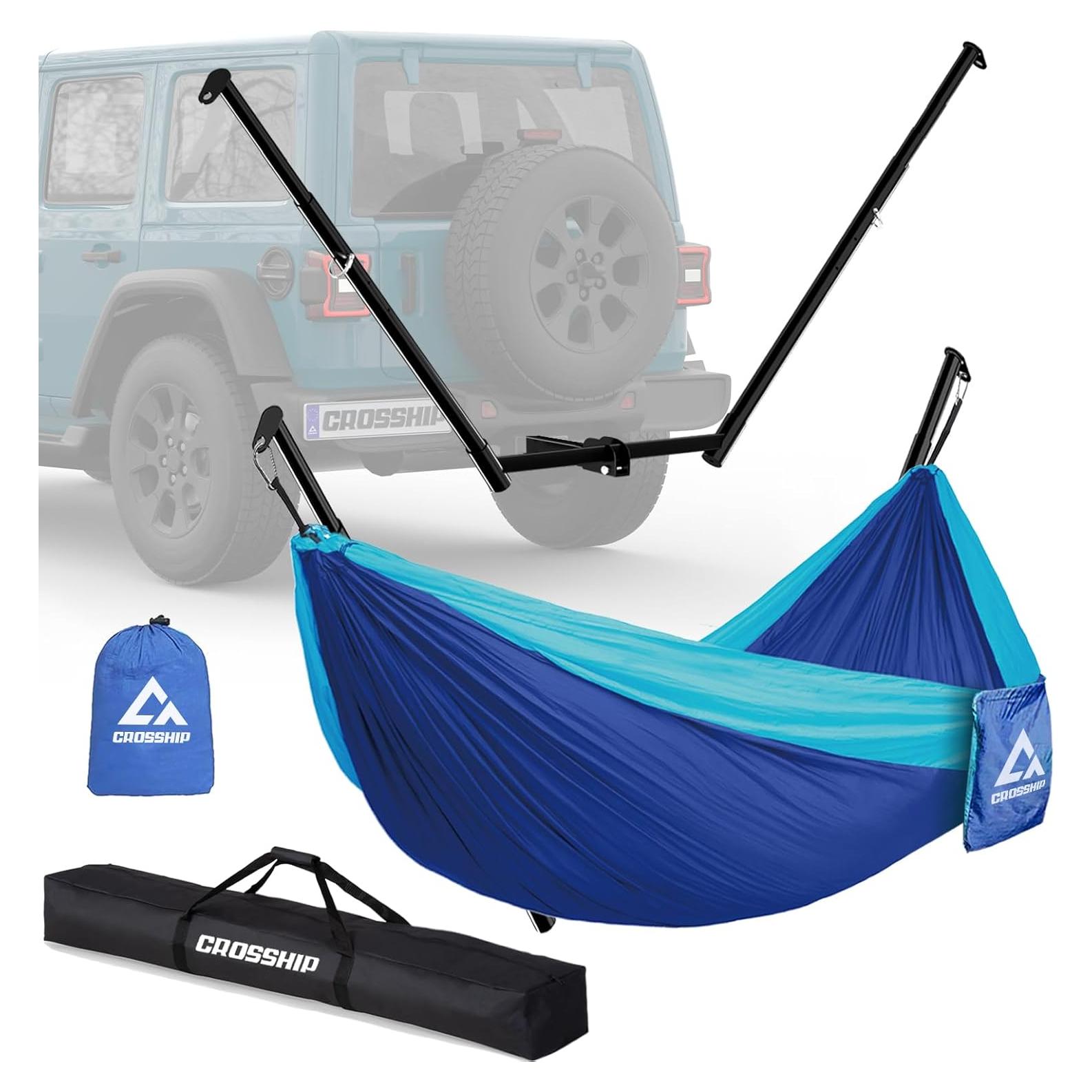 Soporte de Hamaca CROSSHIP con Hamaca de Nylon 159kg