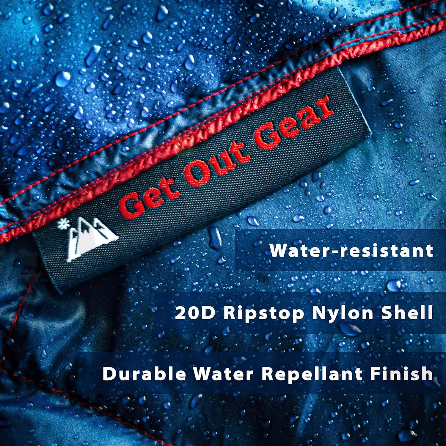 Manta Camping Doble Puffy Get Out Gear - 203x137 cm, Impermeable