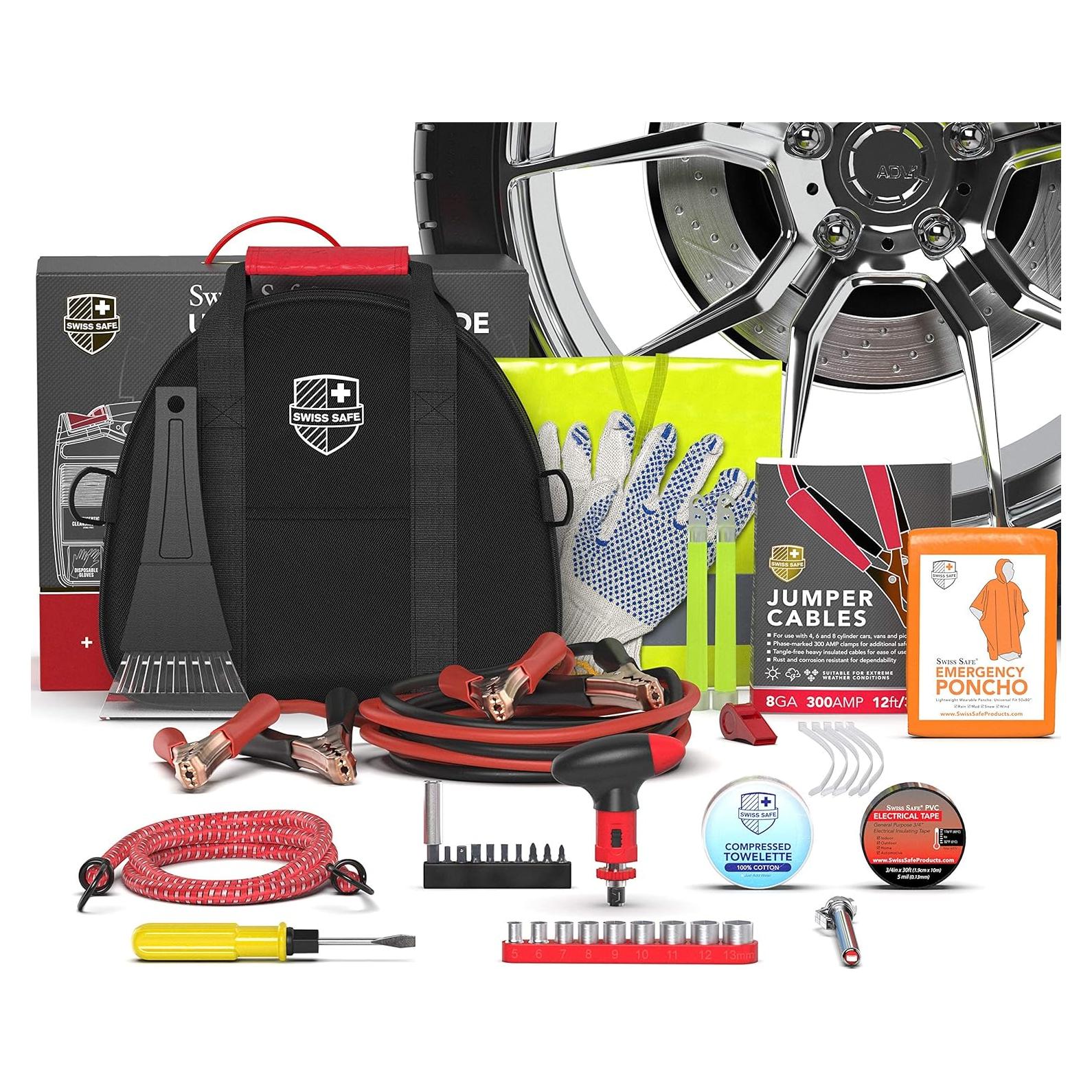 Kit de Emergencia para Automóviles Swiss Safe 378 Piezas