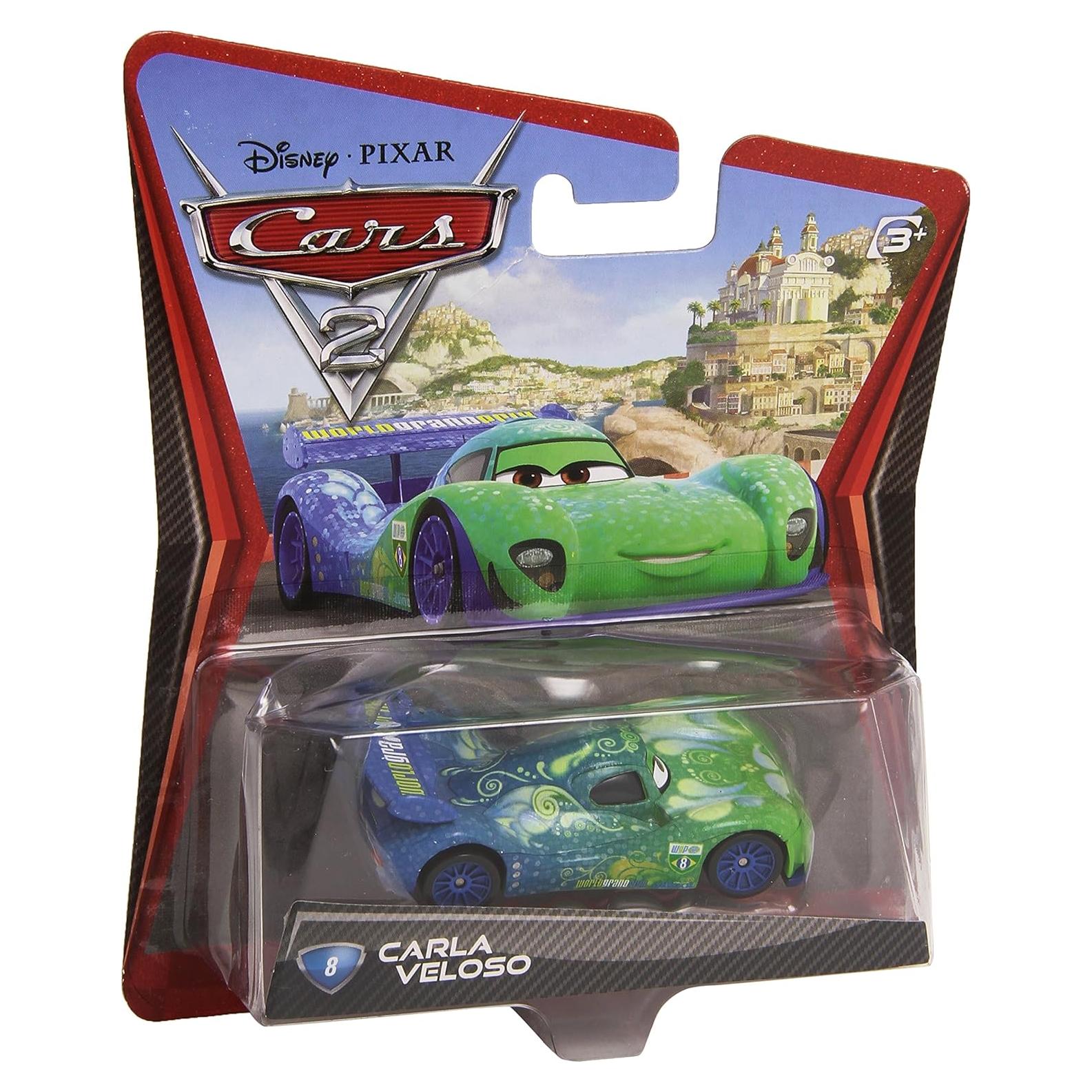 Vehículo de fundición Disney Pixar Cars 2 Carla Veloso #8 1:55