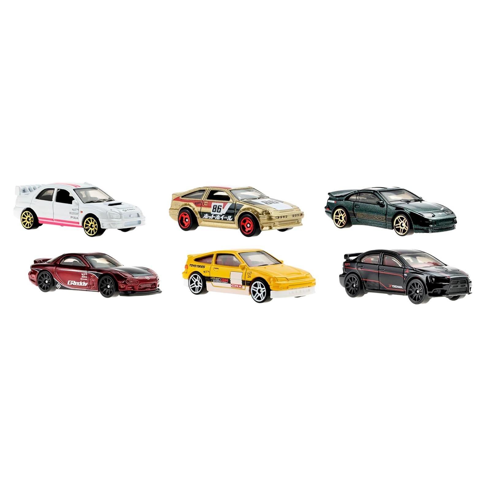 Hot Wheels Multipack de 6 Coches de Juguete 1:64