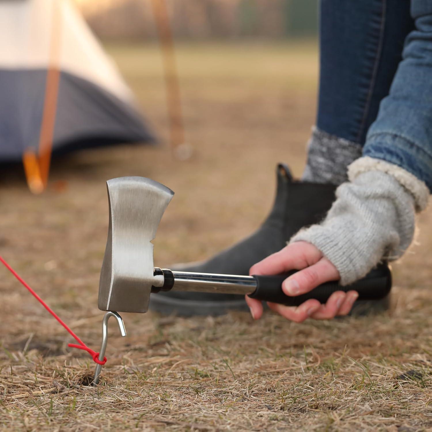 Hacha de Camping Coghlan's 9060 - 33 cm, Acero Forjado