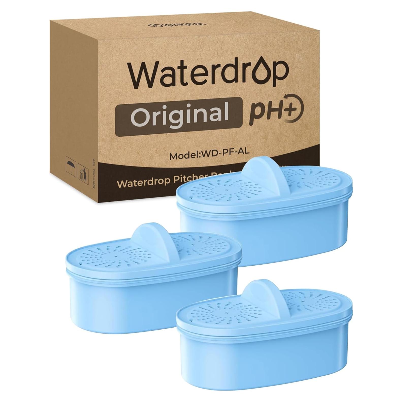 Filtros Alcalinos Waterdrop WD-PF-AL - Paquete de 3 Unidades