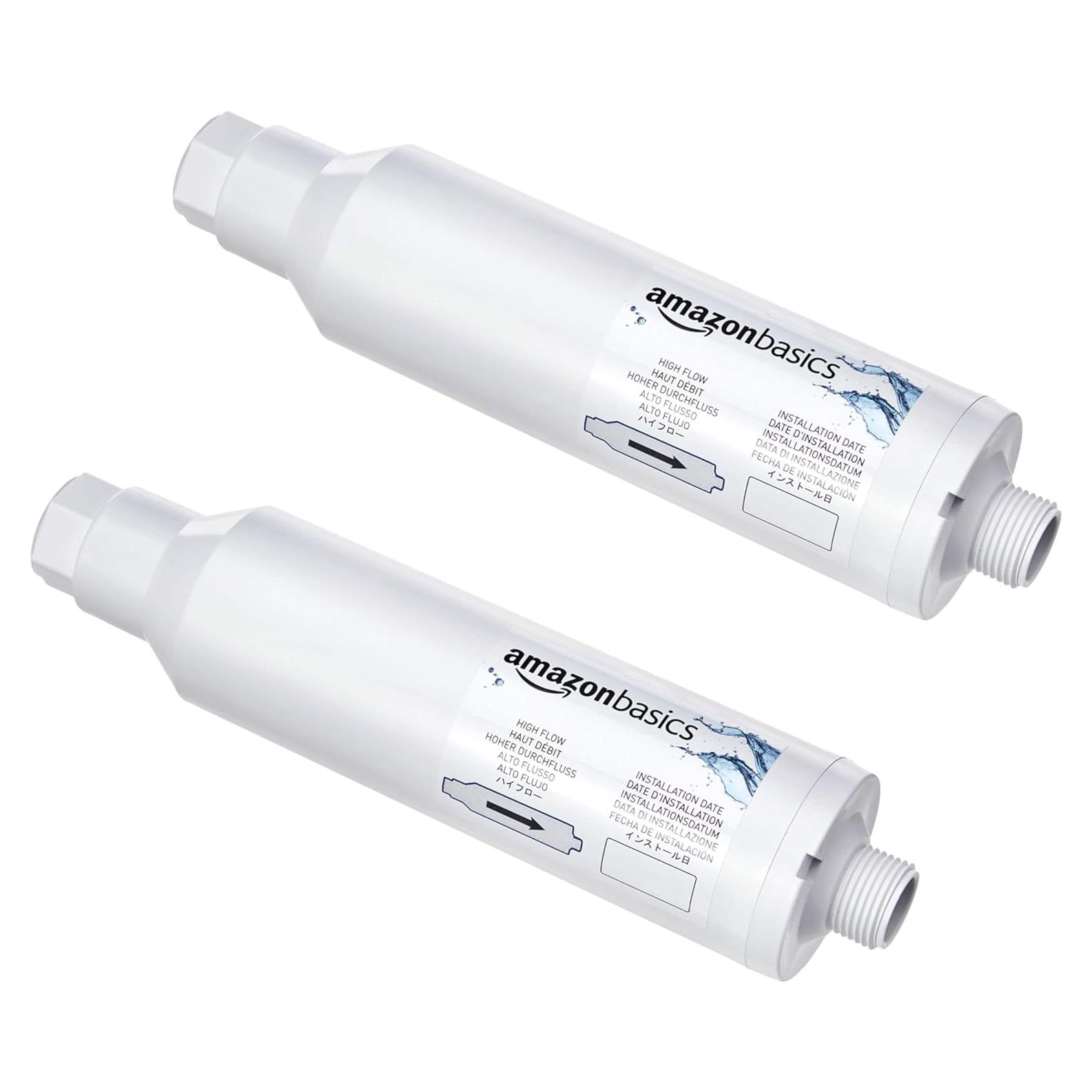 Filtro de Agua Inline Amazon Basics EWF-8056-2, Paquete de 2