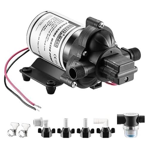 Bomba de Agua Autocebante 12V WASSERMANN 4 GPM 45 PSI