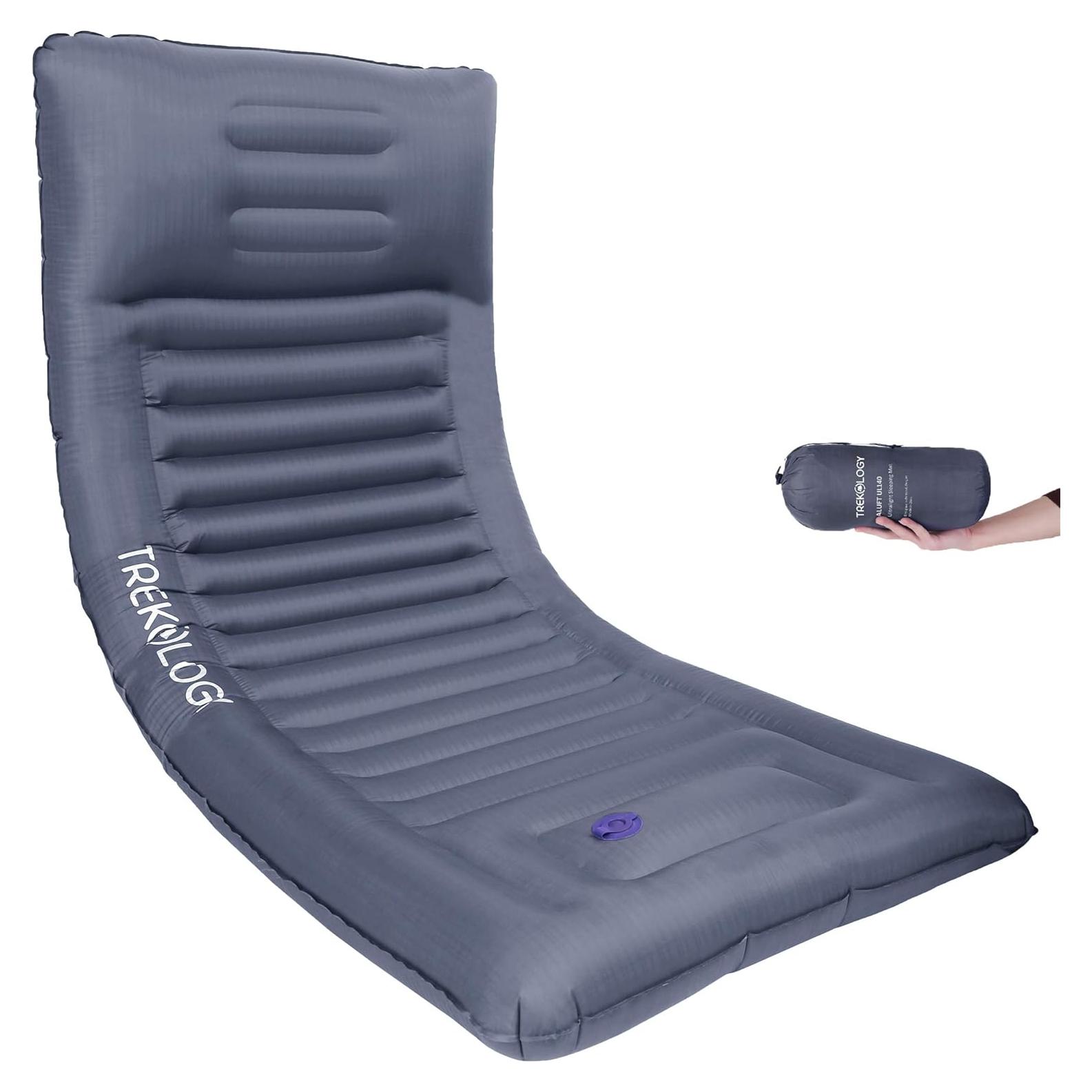 Colchoneta Inflable TREKOLOGY UL140 para Camping 135 kg