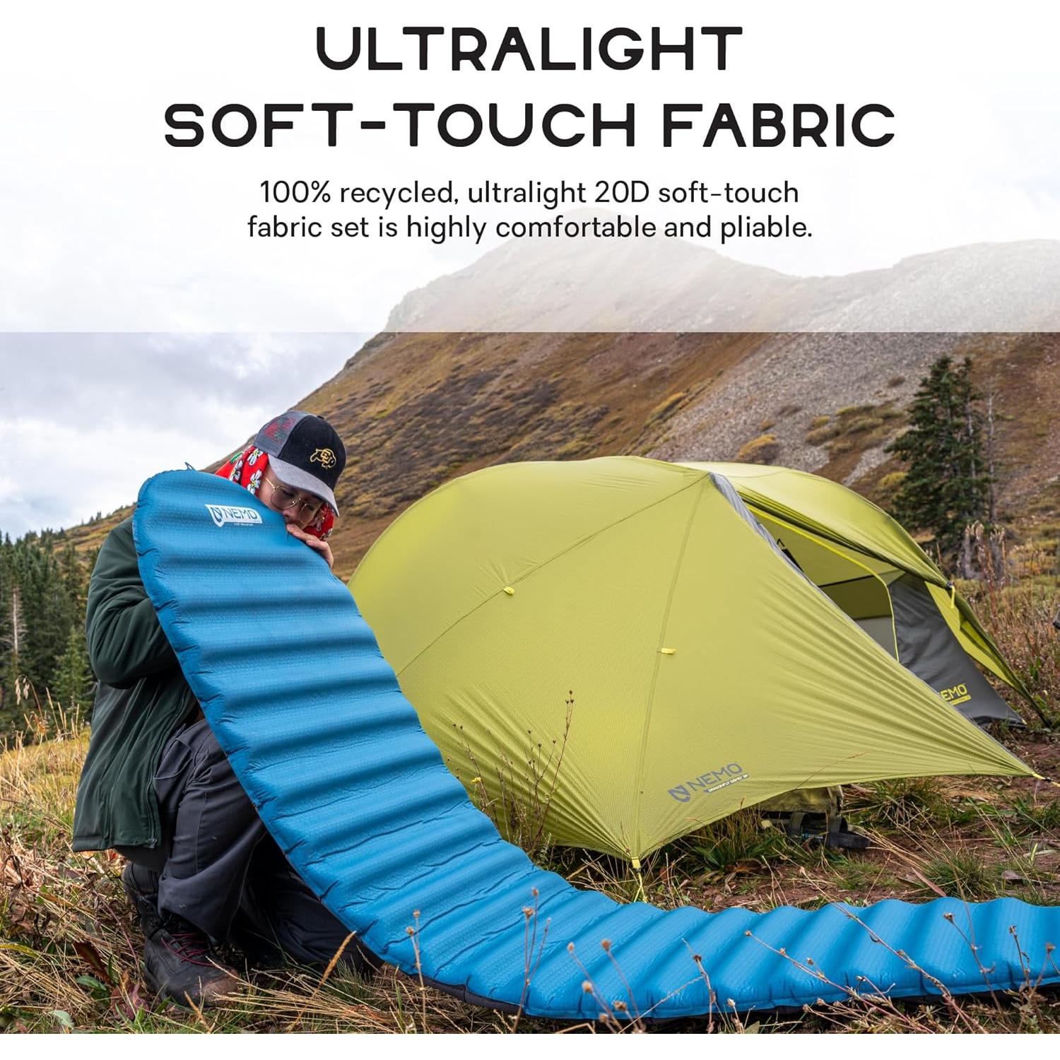 Nemo Equipment Flyer Self-Inflating Bluesign Sleeping Pad - Regular Wide - Abyss