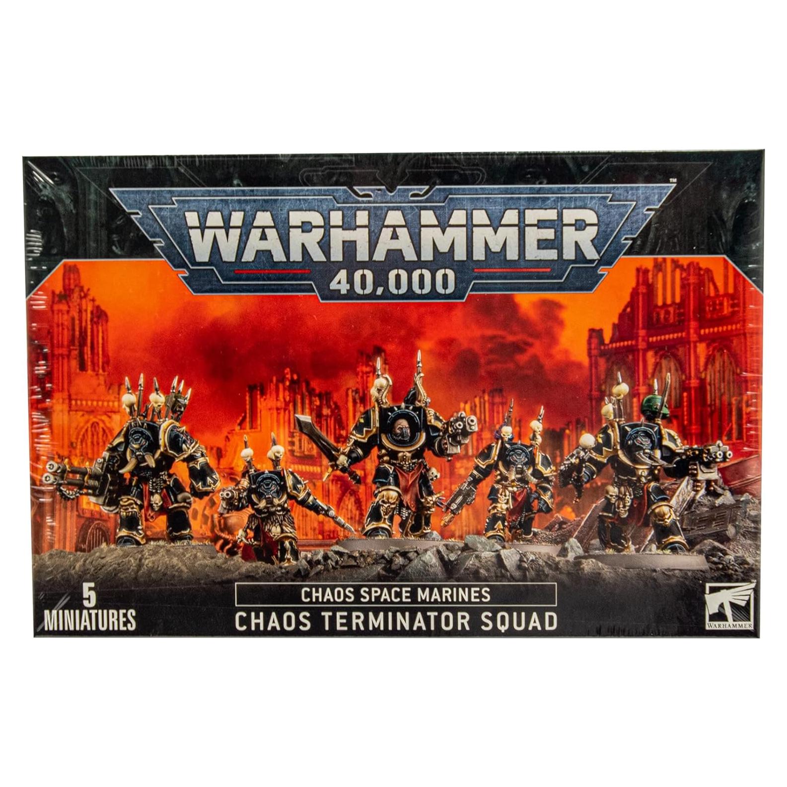 Escuadrón Terminadores del Caos Games Workshop 5 Figuras