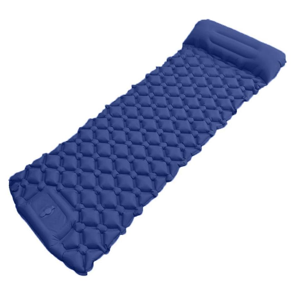 Ultralight Inflatable Camping Sleeping Pad – Compact Built-in Pillow,Waterproof & Durable –Connects to Double Bed and Ideal for Camping, Hiking & Outdoor Adventures