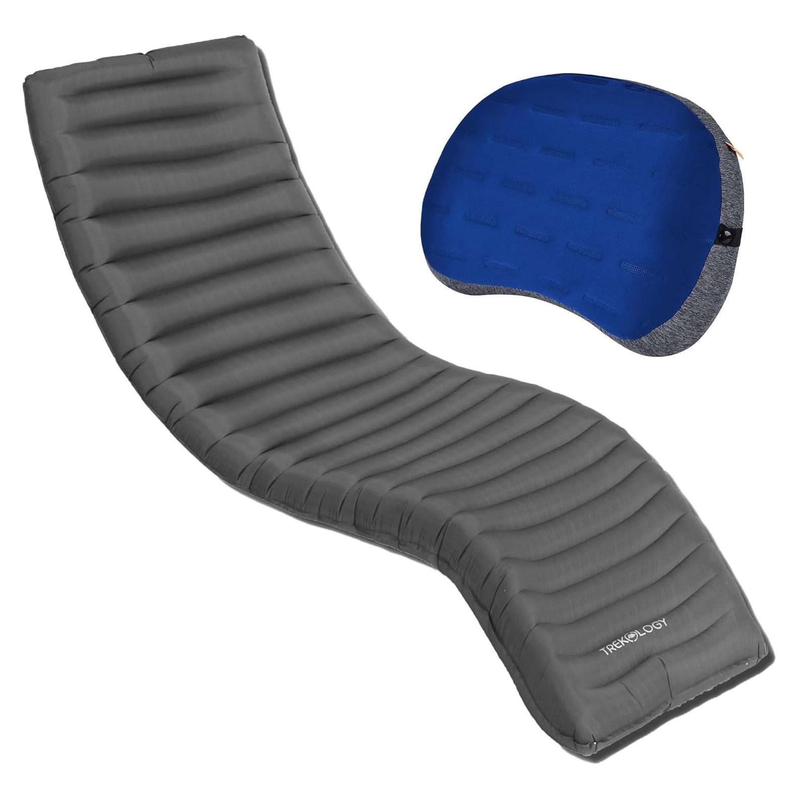 Colchón Inflable TREKOLOGY UL80 y Almohada ALUFT Plus SE