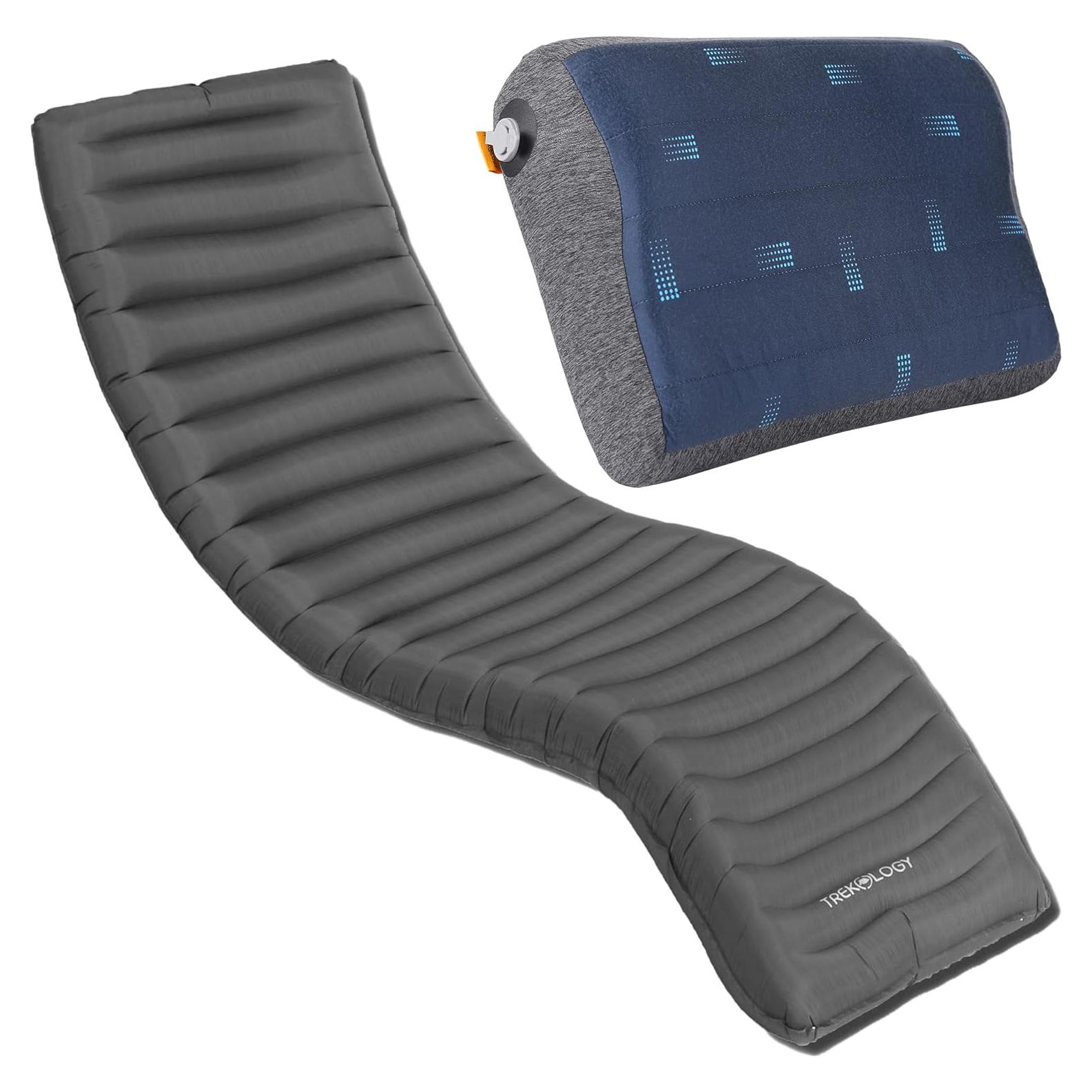Trekology Colchoneta Inflable UL80 y Almohada ALUFT Pro SE