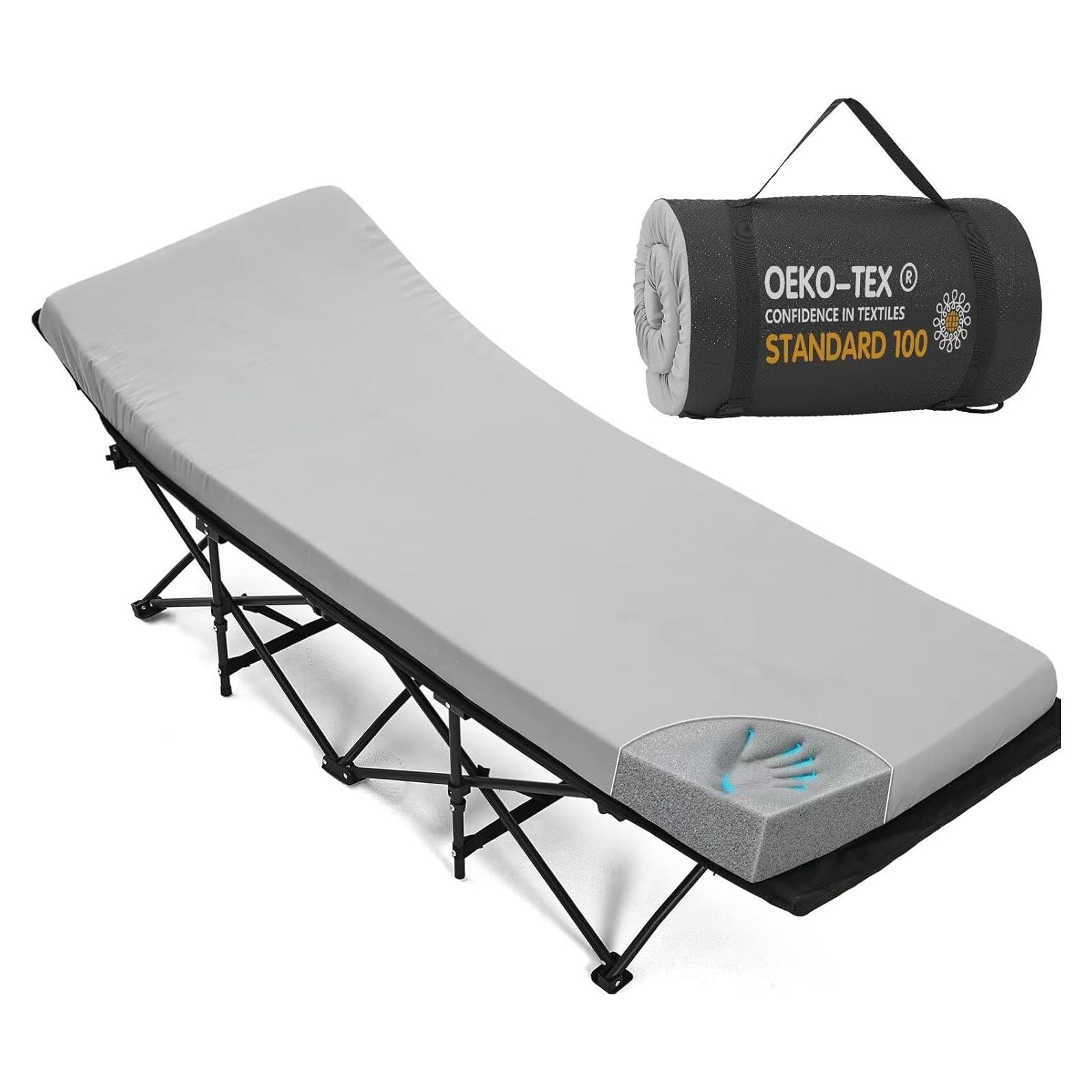 Colchón de Camping CYMULA 75x30 cm Espuma de Memoria Antideslizante