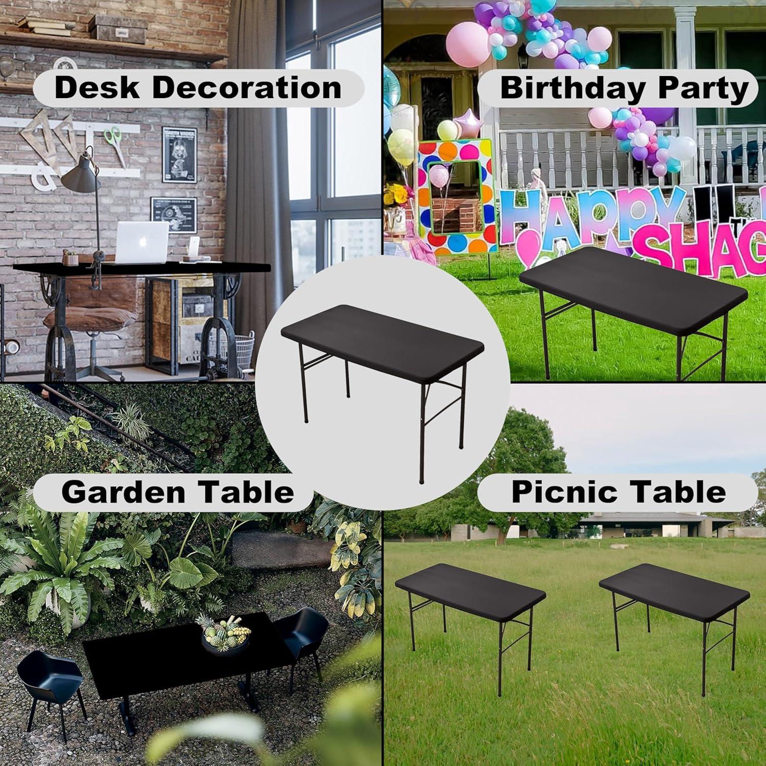 Mantel Ajustado Rectangular Viiamacki 76x152 cm Blanco Spandex