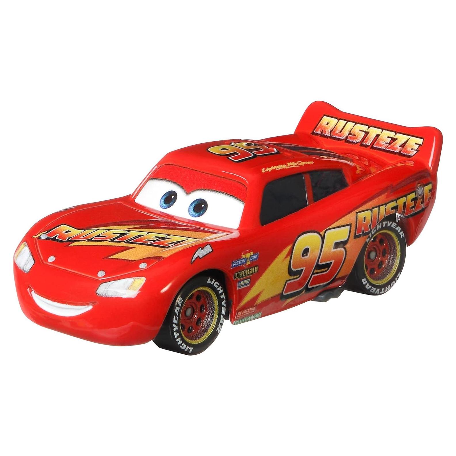 Miniatura de Coche Disney Cars Lightning McQueen 1:55 Mattel