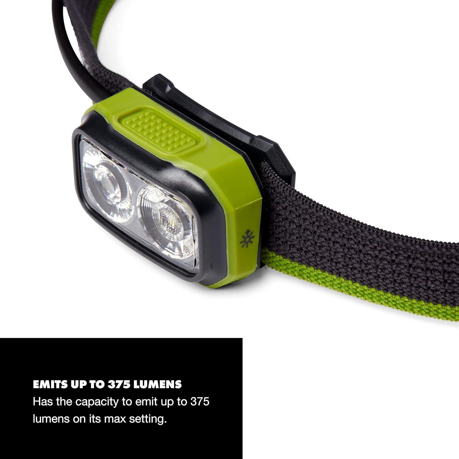 Linterna Frontal Black Diamond Onsight 375 Verde LED IP67