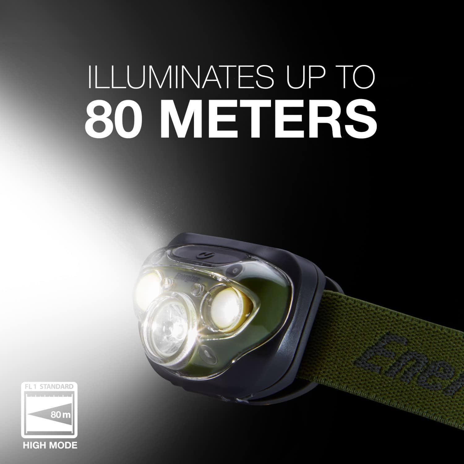 Linterna Frontal LED Energizer Pro260 Verde, 260 Lúmenes