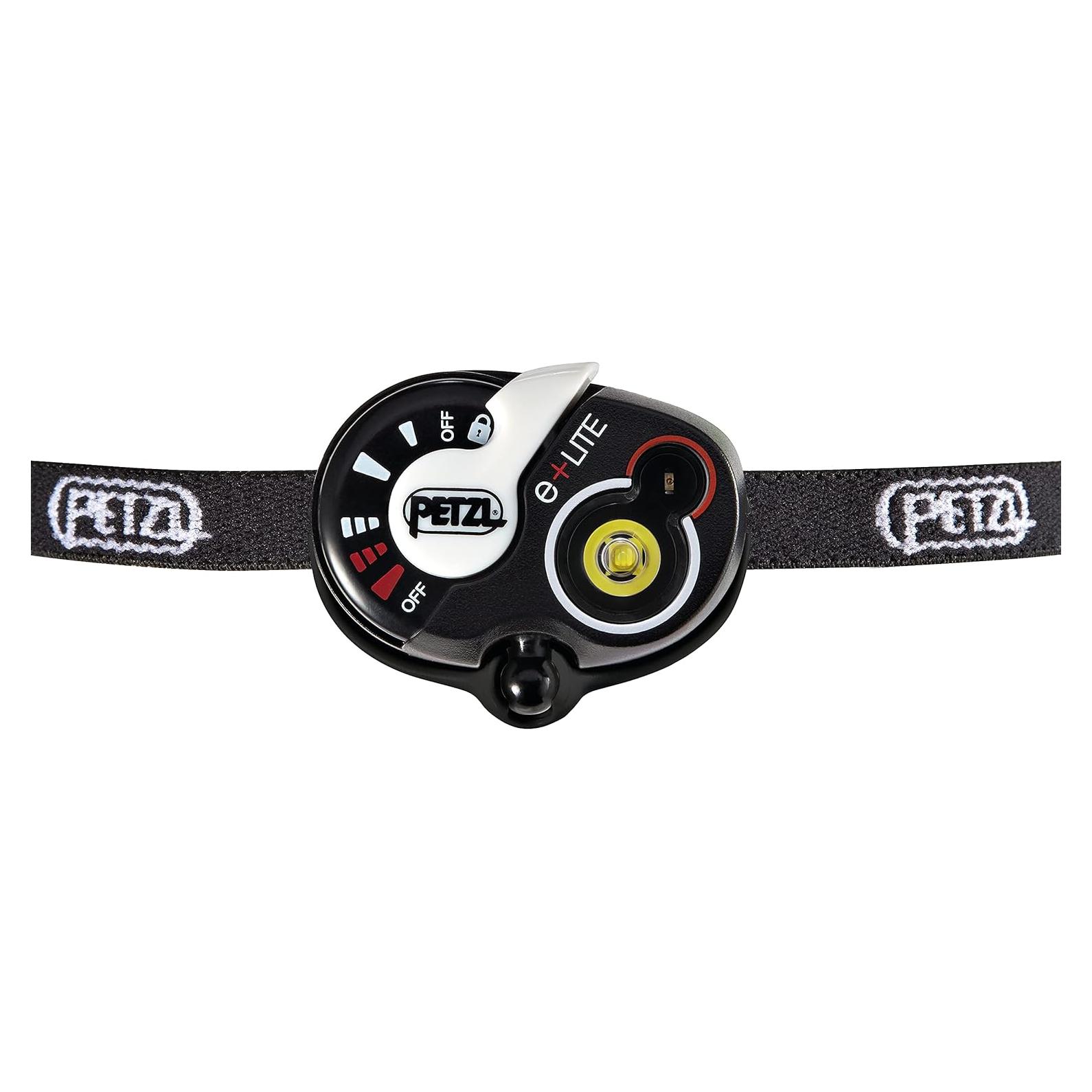 Linterna Frontal PETZL E+LITE 30 Lúmenes Impermeable