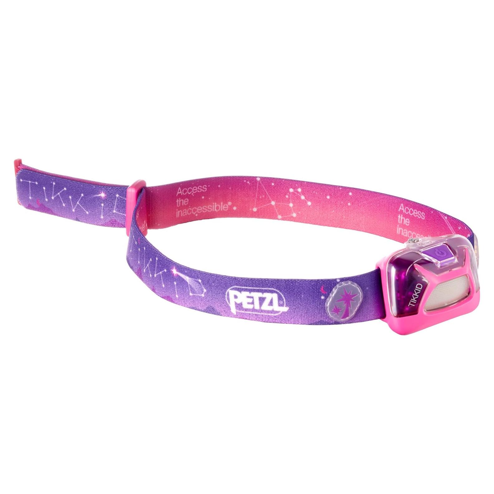 Linterna Frontal PETZL TIKKID 20 Lúmenes Rosa para Niños
