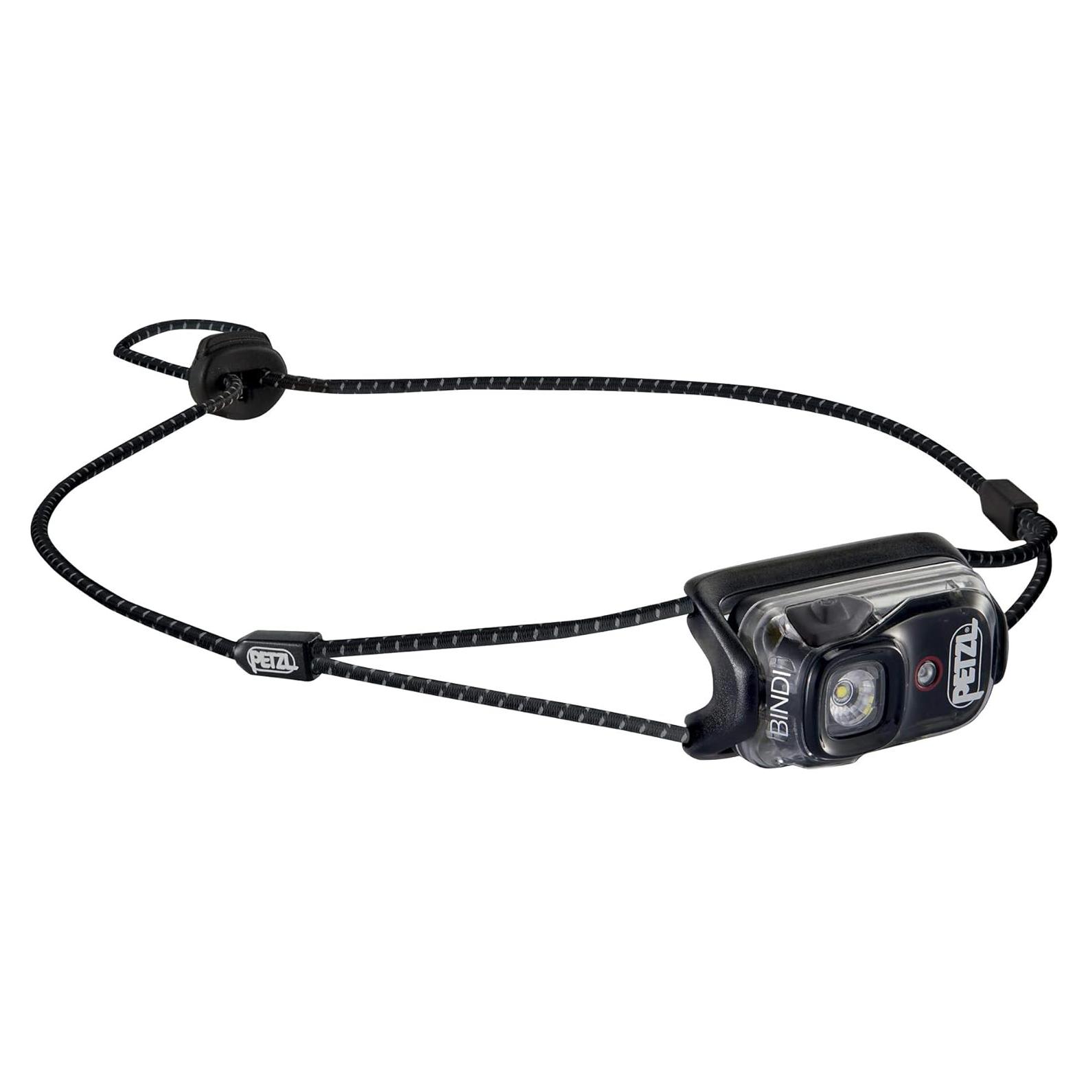 Linterna Frontal Recargable PETZL Bindi 200 Lúmenes Negra