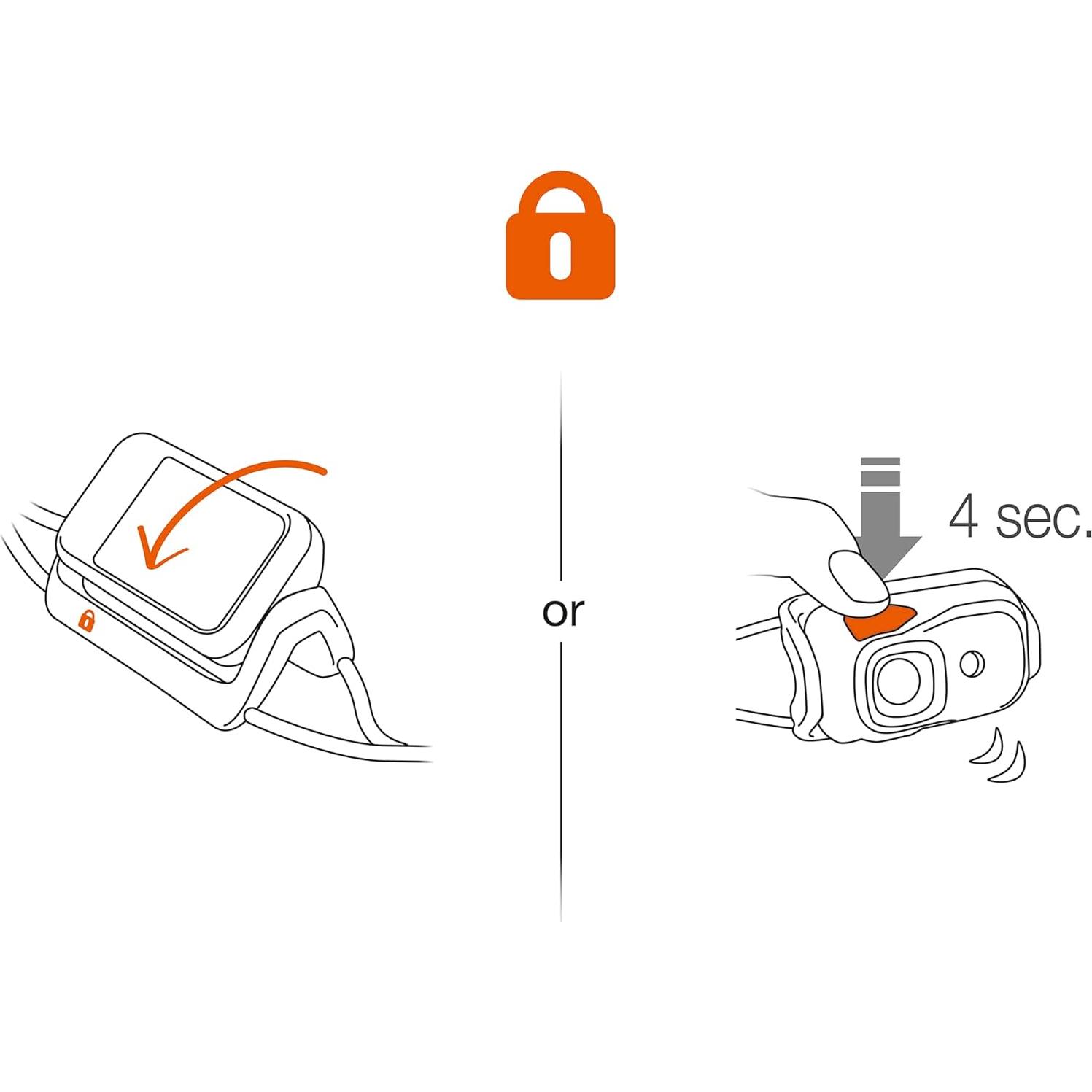 Linterna Frontal Recargable PETZL Bindi 200 Lúmenes Negra