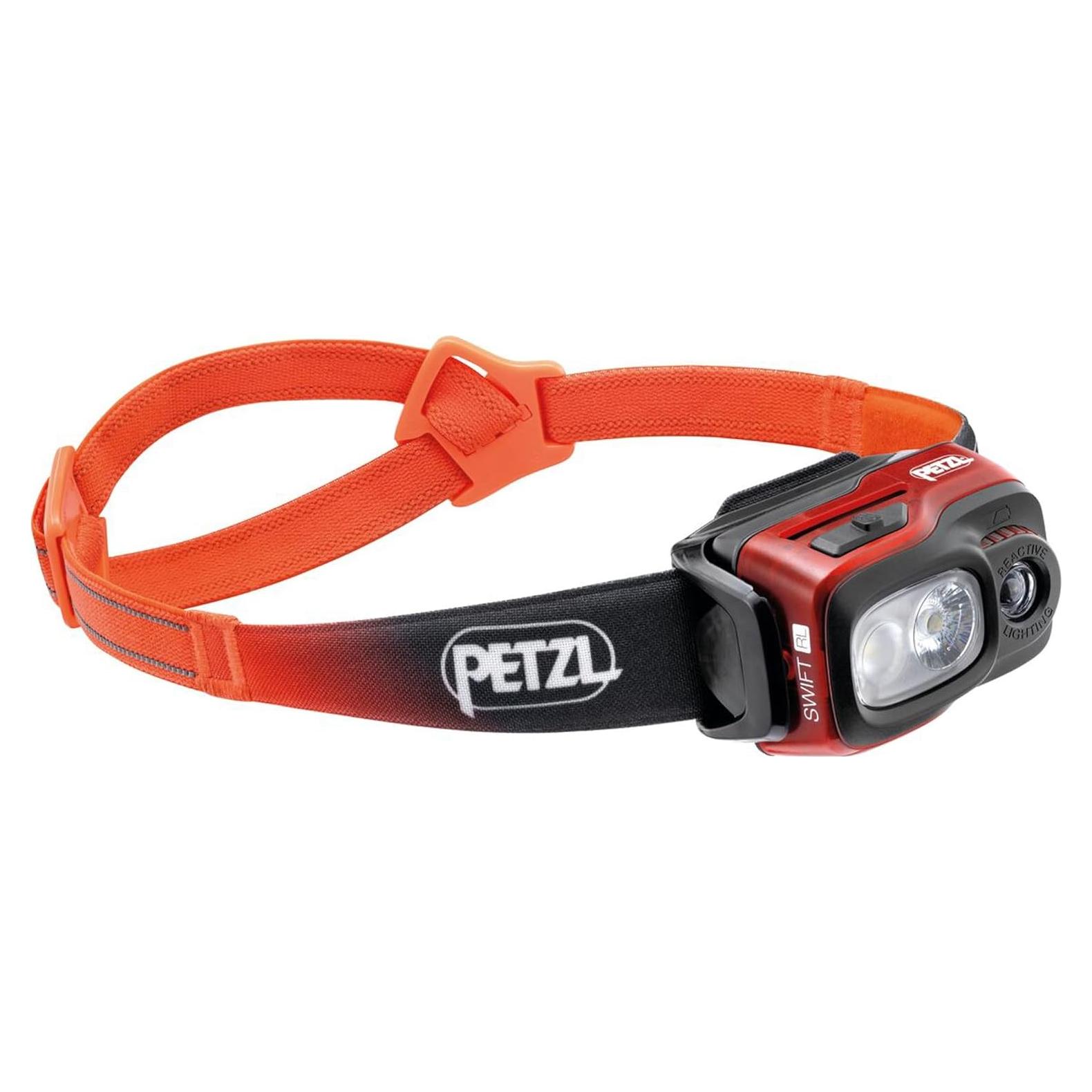 Linterna Frontal PETZL Swift RL Naranja 1100 Lúmenes LED
