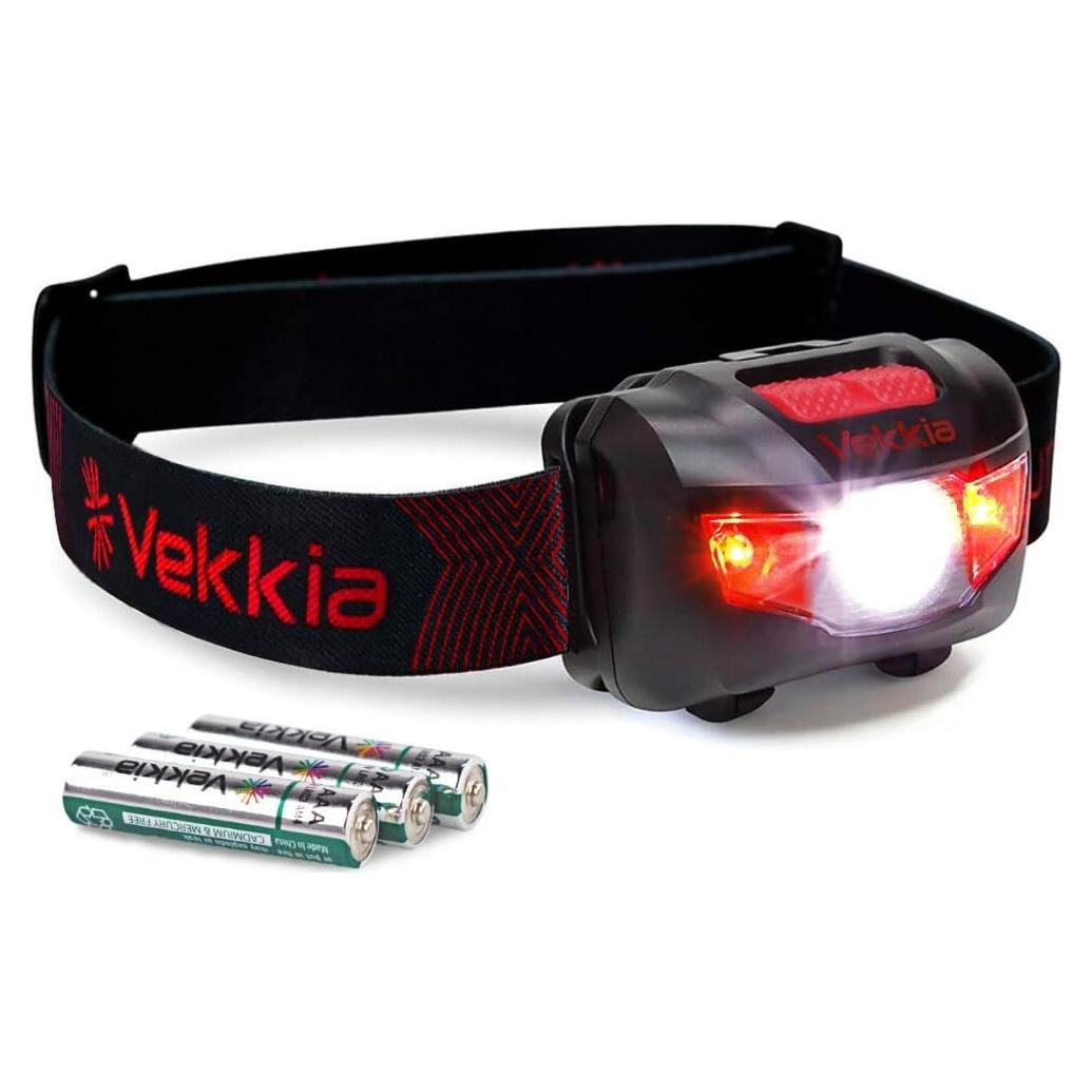 Linterna Frontal LED Vekkia Ultra Brillante IPX6 5 Modos