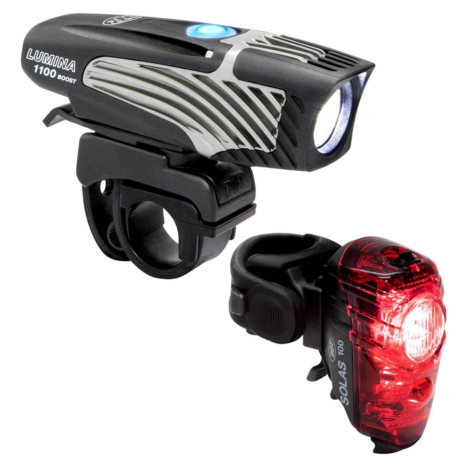 NiteRider Lumina 1100 Boost y Solas 100 Combo Luz Bicicleta