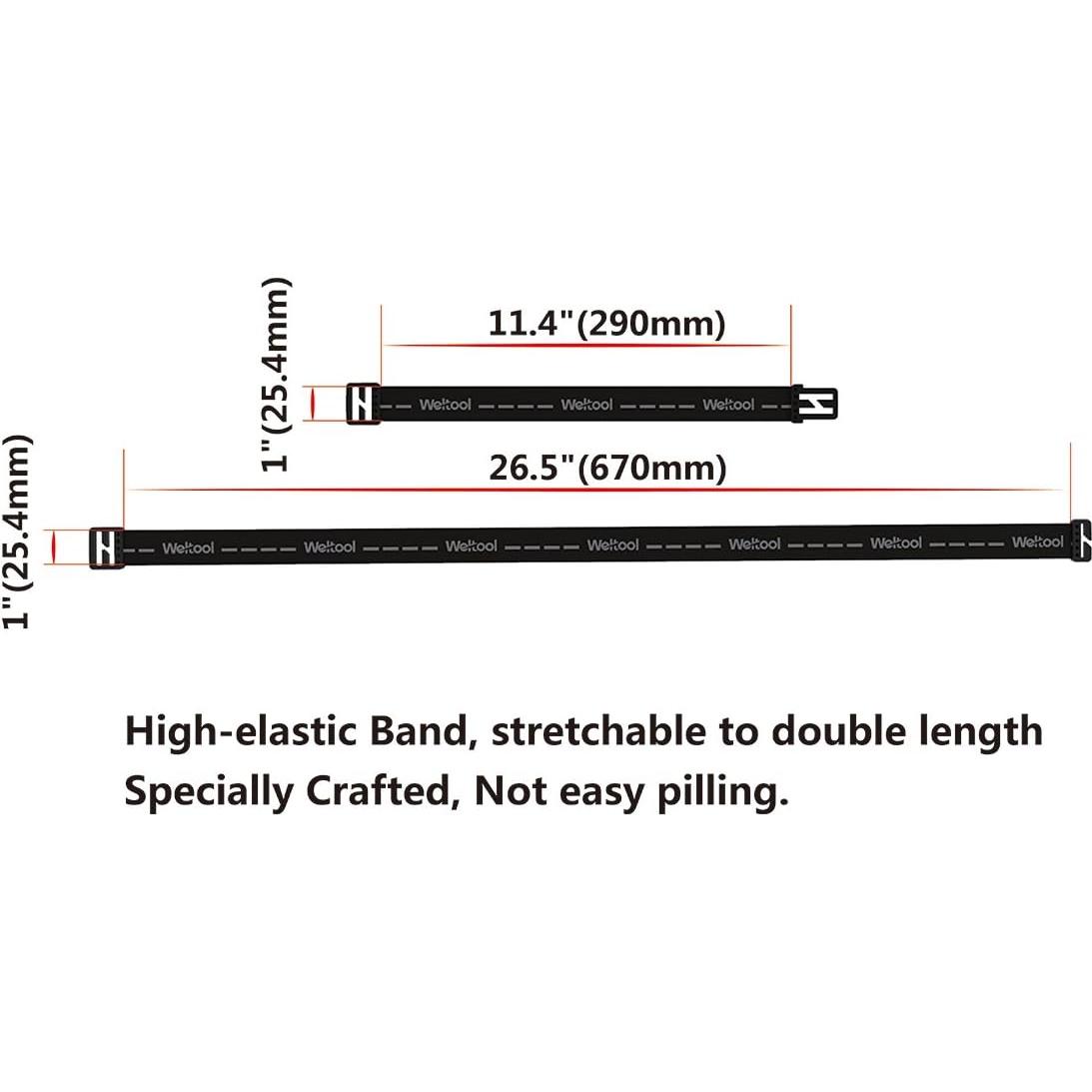 Banda elástica antideslizante Weltool para linternas frontales