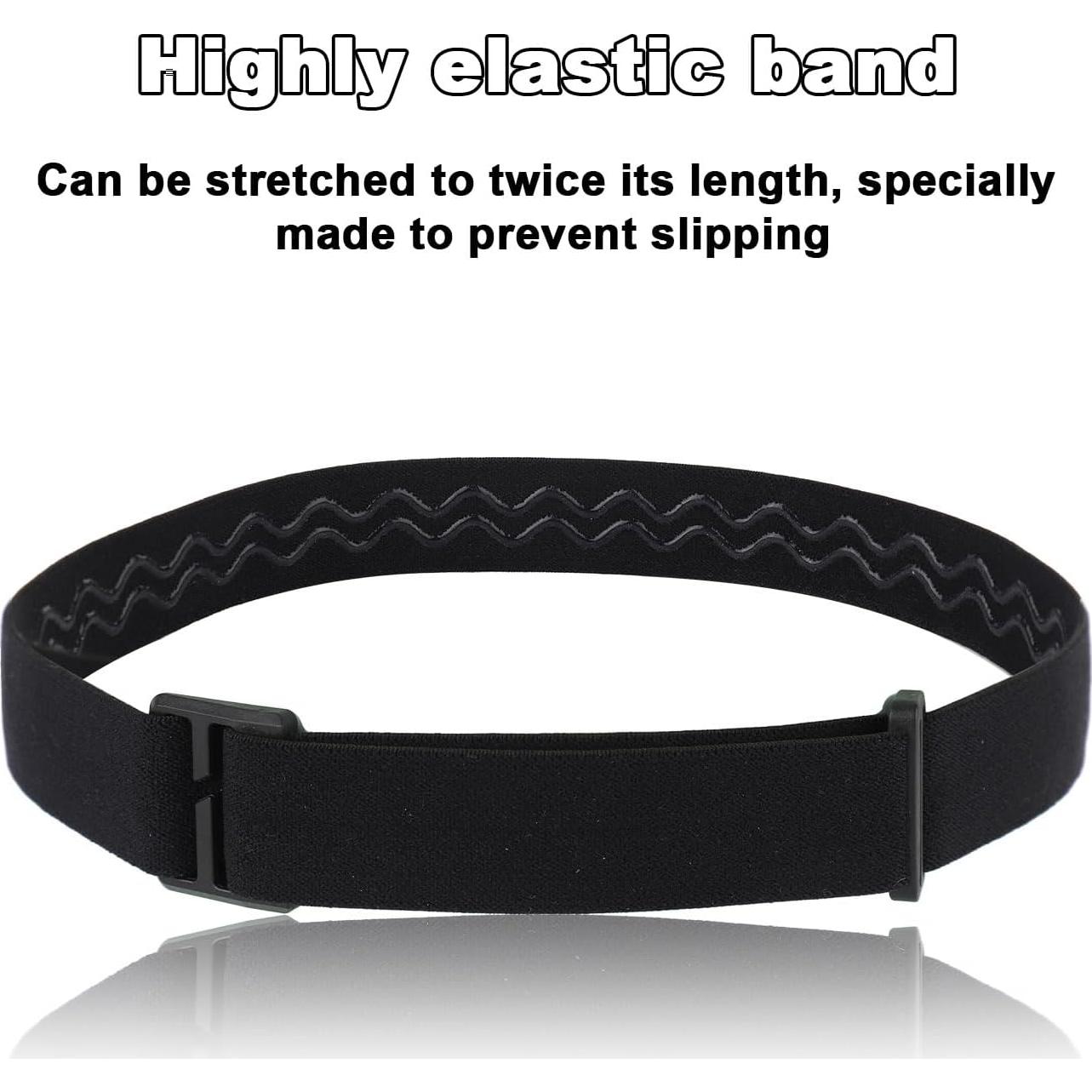 Correa Elástica para Linterna Frontal Tinoaly - Negro