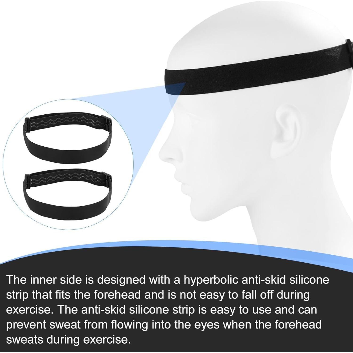 2 Correas Elásticas para Linterna Frontal Tinoaly Ajustables