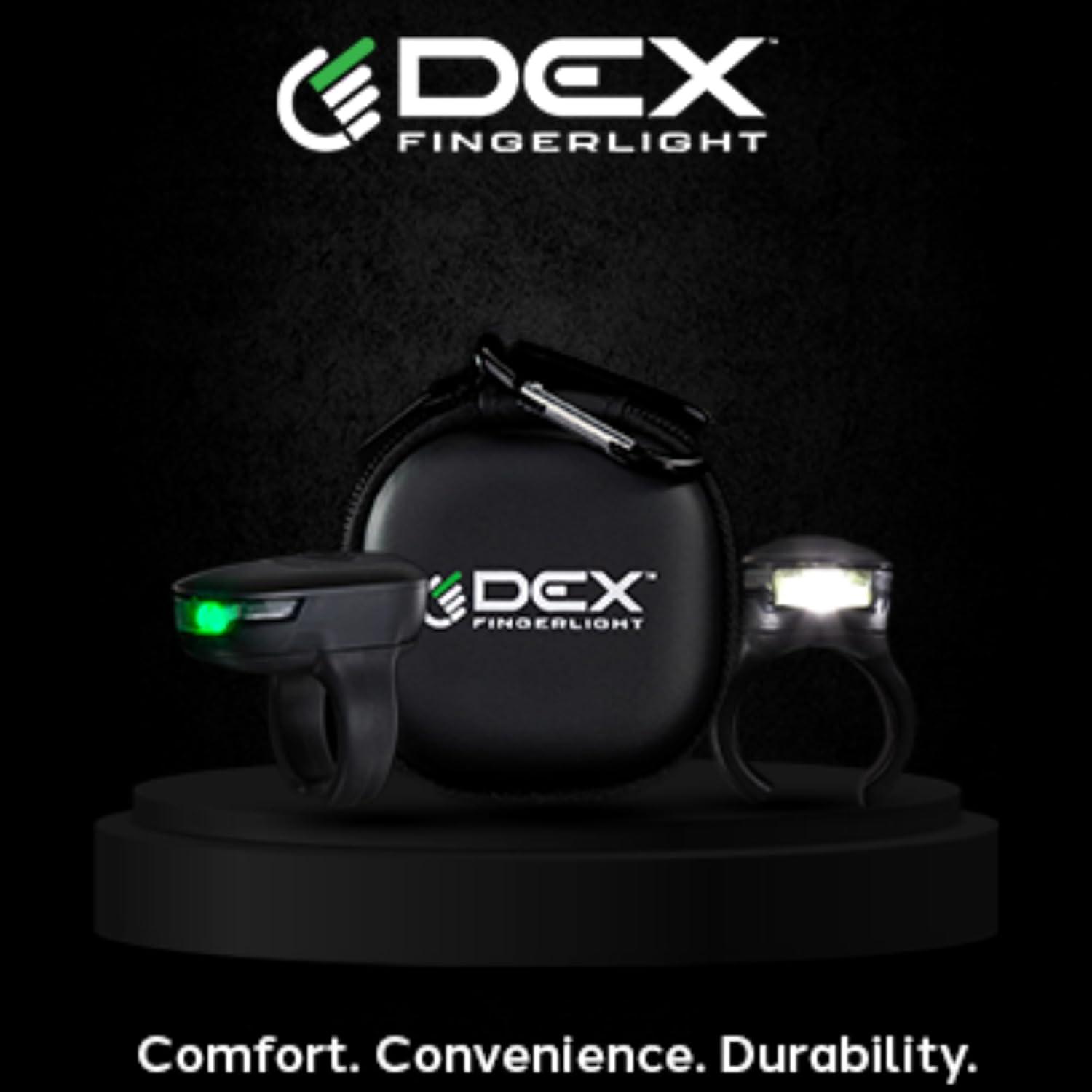 Linterna LED DEX FINGERLIGHT Recargable IPX7 3 Modos USB-C