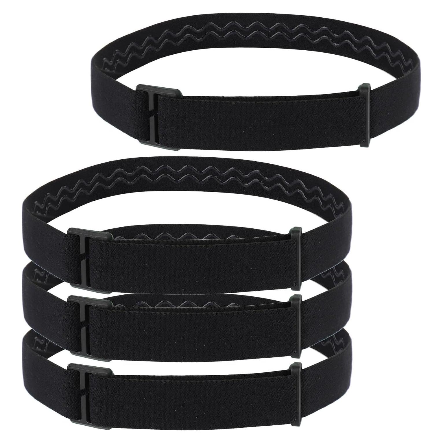 Correa Elástica para Linterna Frontal BOXOB 68cm Negra - 4 Pcs