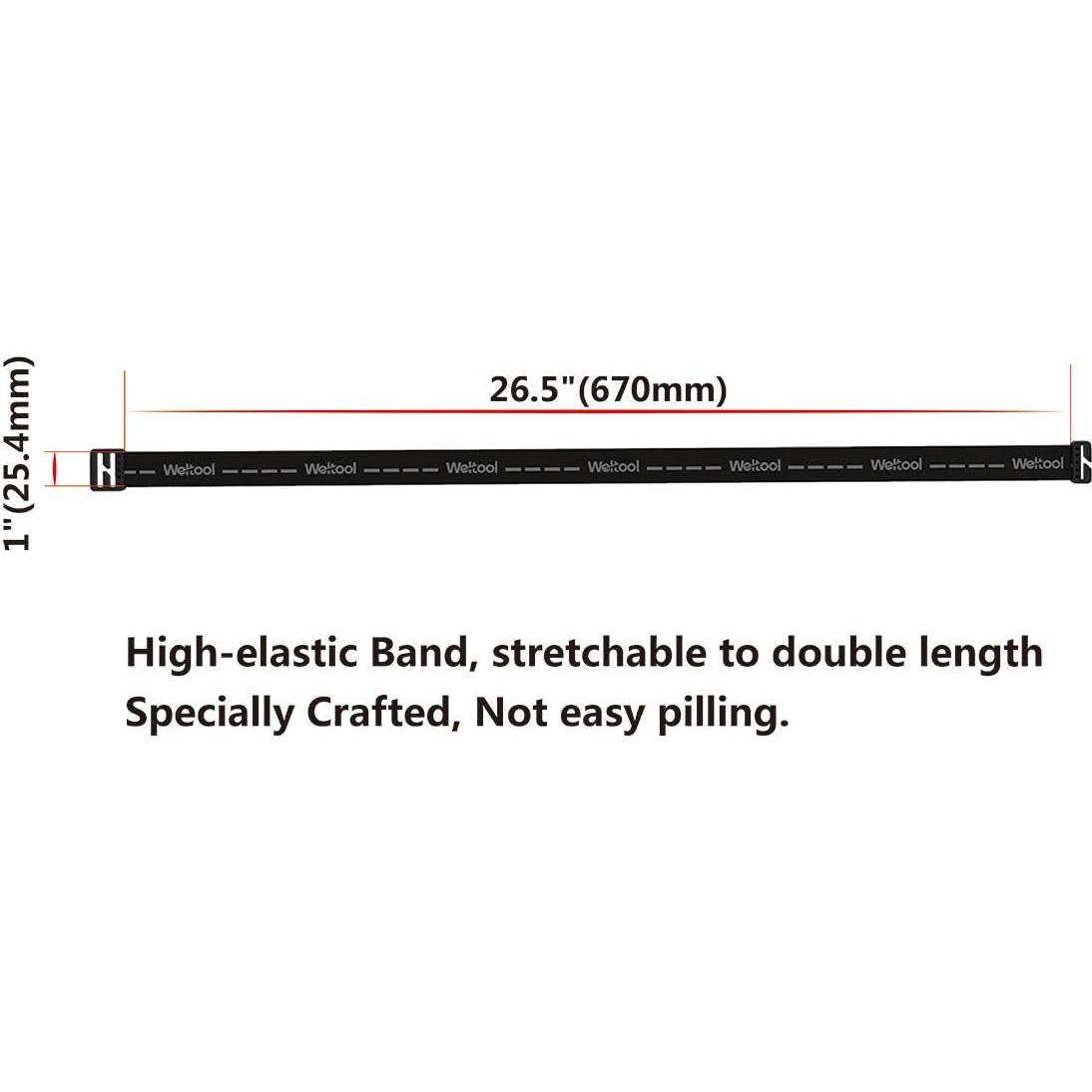 Correa Elástica Antideslizante Weltool para Linternas Frontales