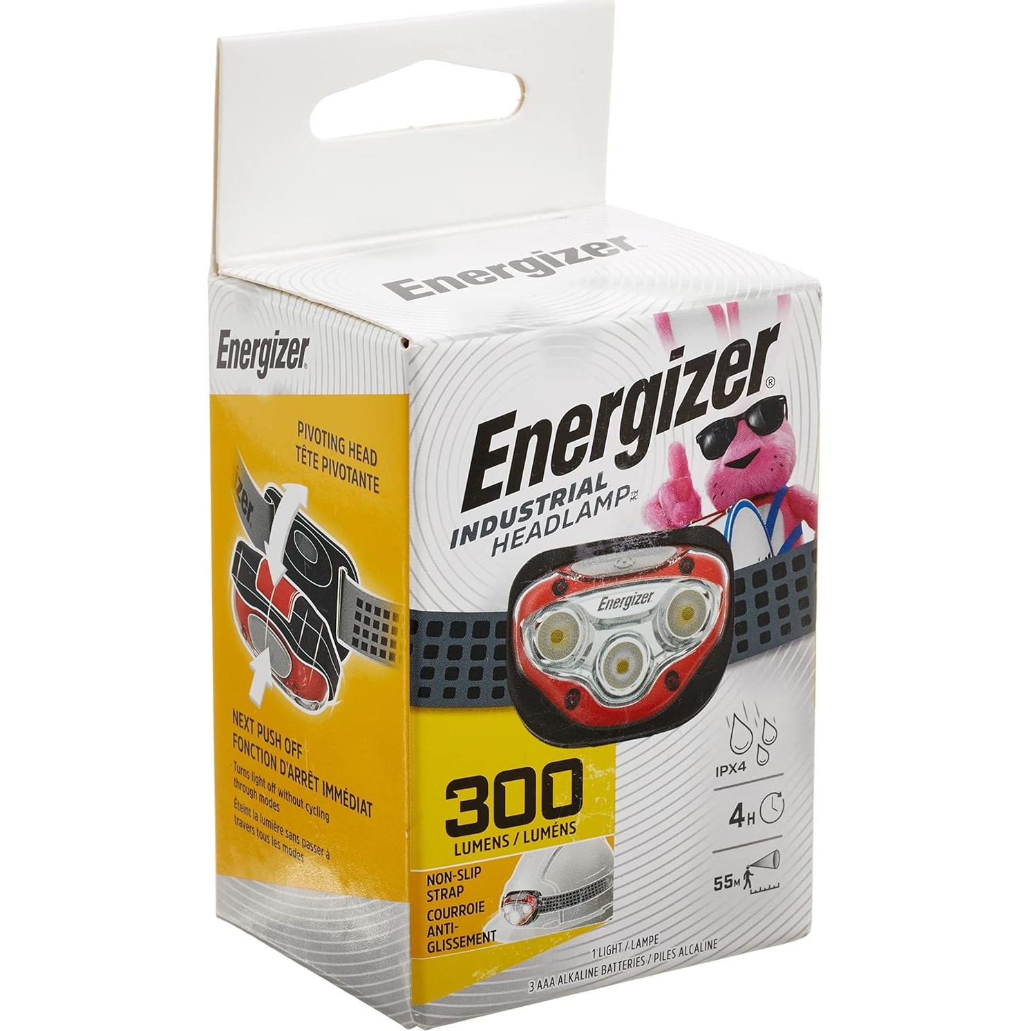 Linterna Frontal Energizer HDBIN32E LED 150 Lúmenes Rojo