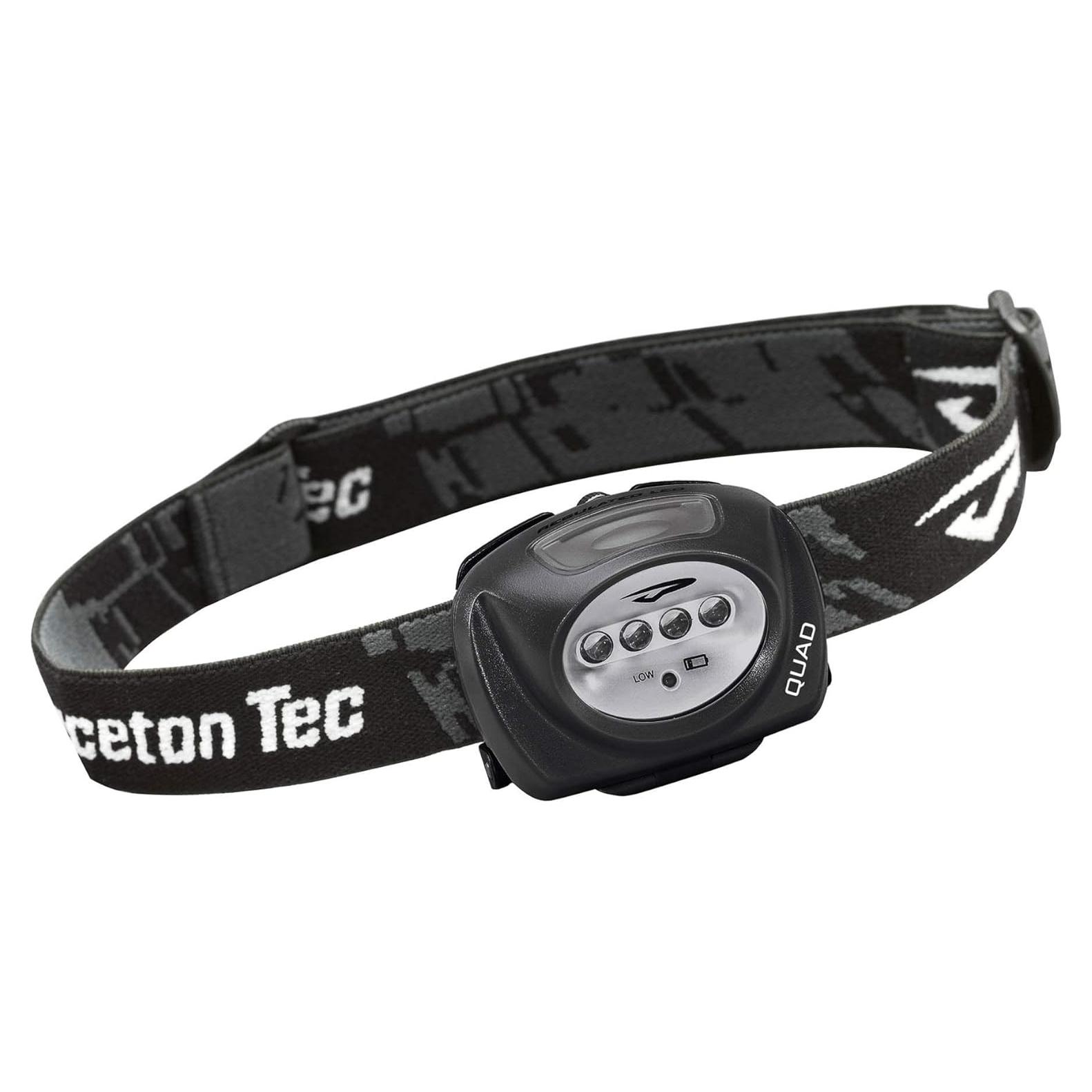 Linterna Frontal LED Princeton Tec QUAD - Impermeable Negro