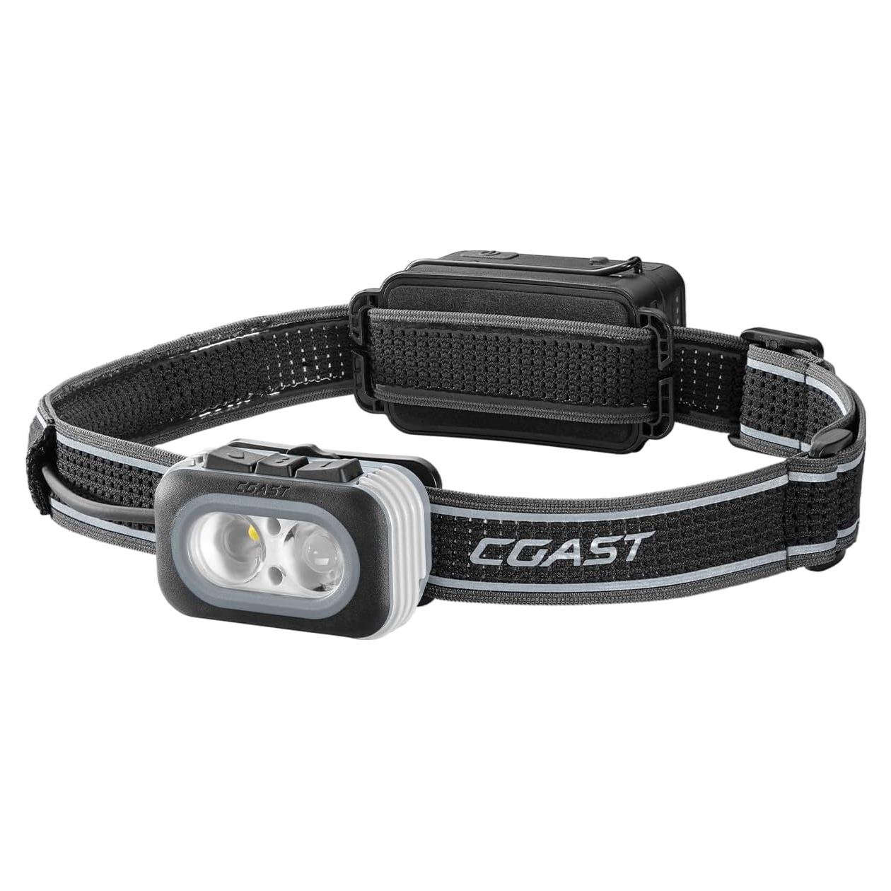 Linterna Frontal Recargable Coast RL20R 1000 Lúmenes LED Tri-Color