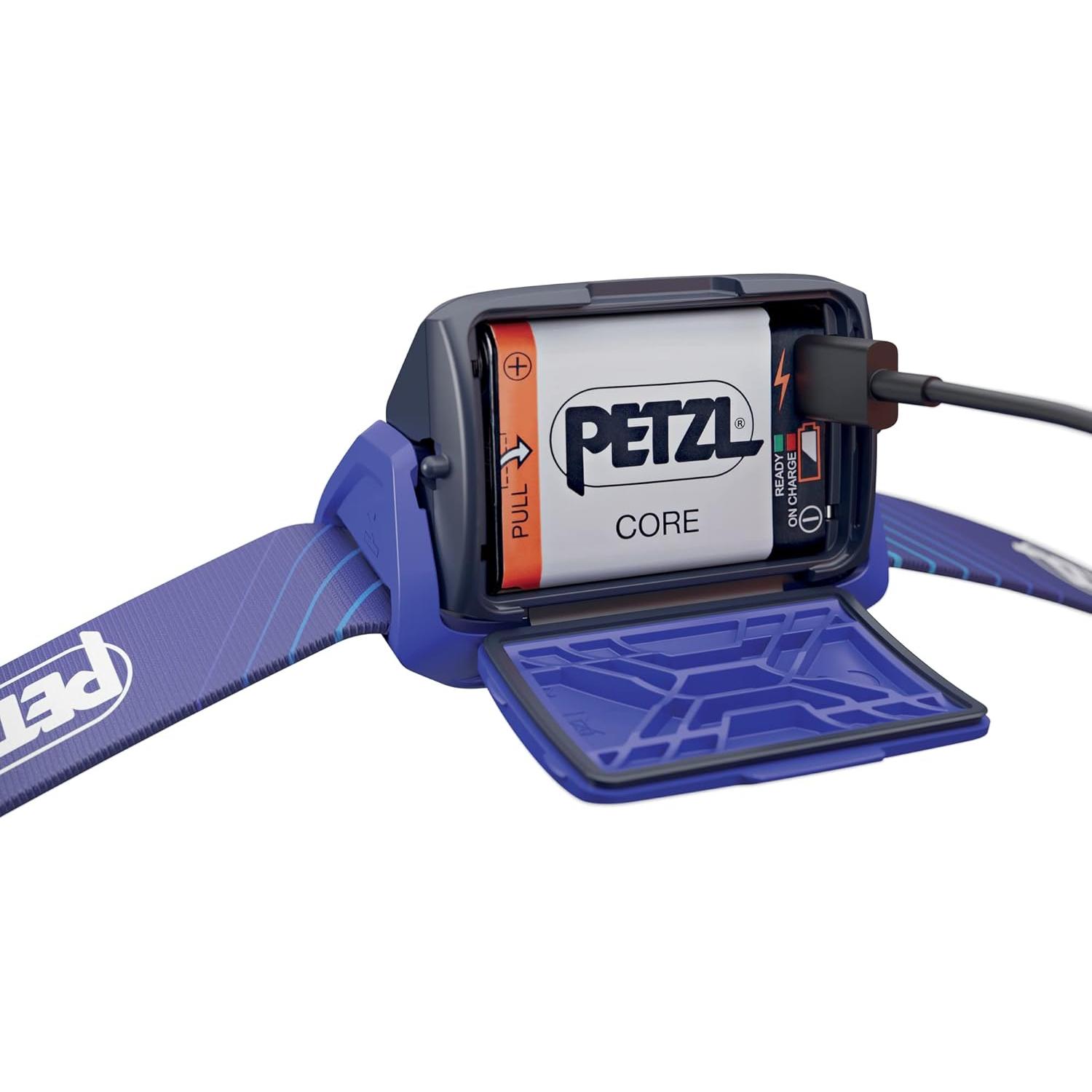 Linterna Frontal PETZL Tikka CORE 450 Lúmenes Recargable Azul