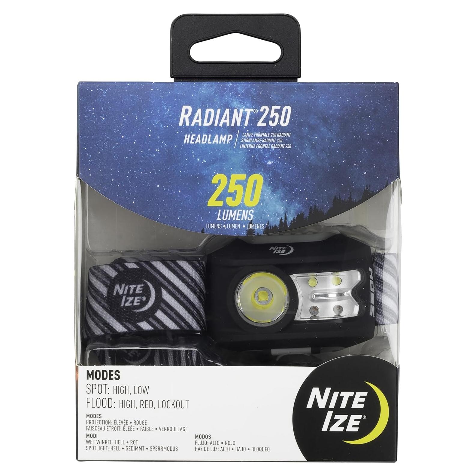 Linterna Frontal LED Nite Ize Radiant 250 Lúmenes IPX4