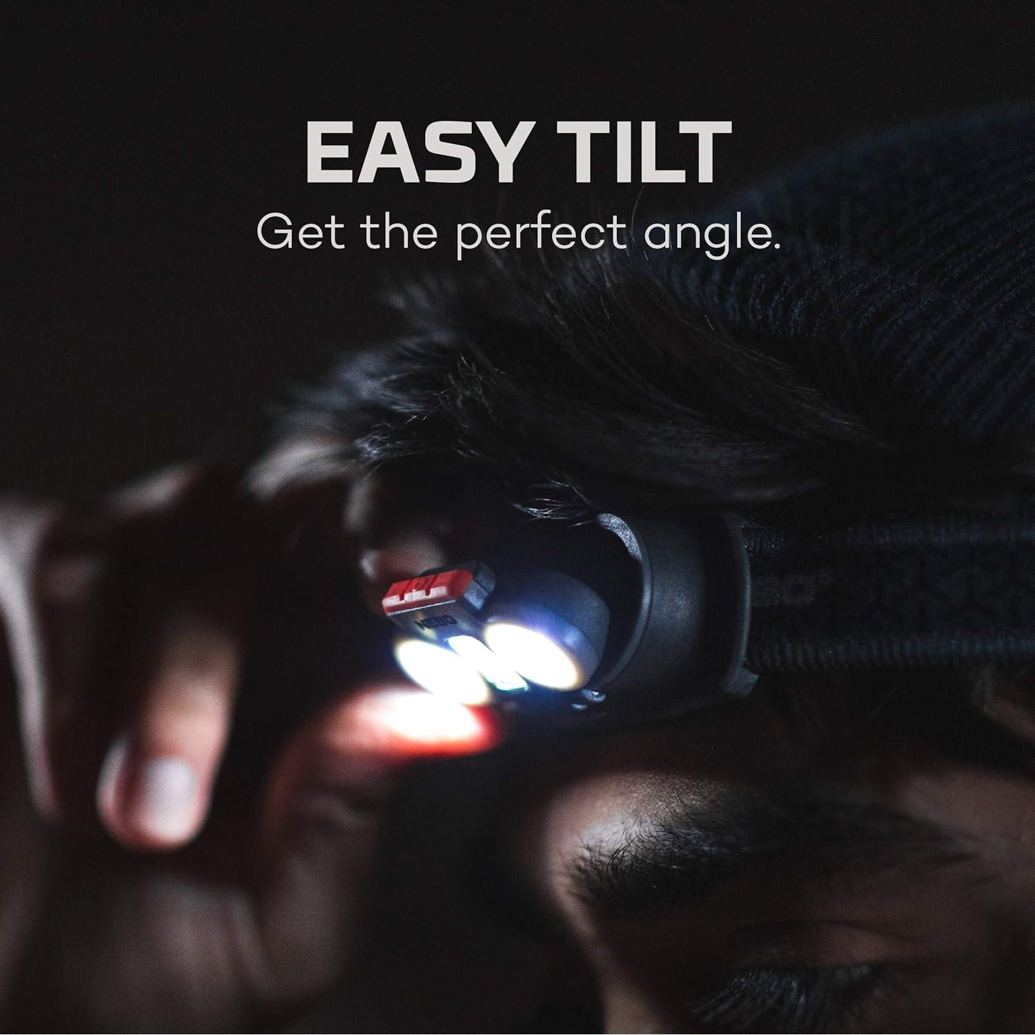 Linterna Frontal NEBO Einstein 750 Lúmenes con Luz Roja