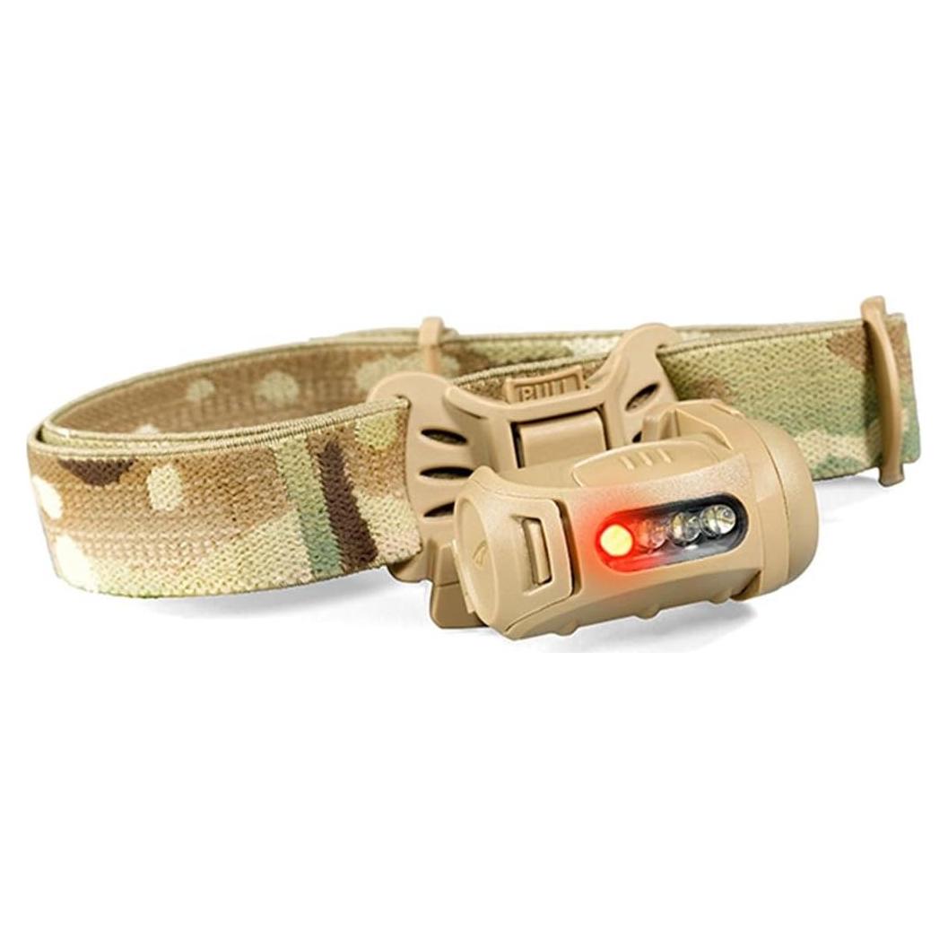 Linterna Frontal Princeton Tec Fred MPLS Multicam 45 lm LED Rojo
