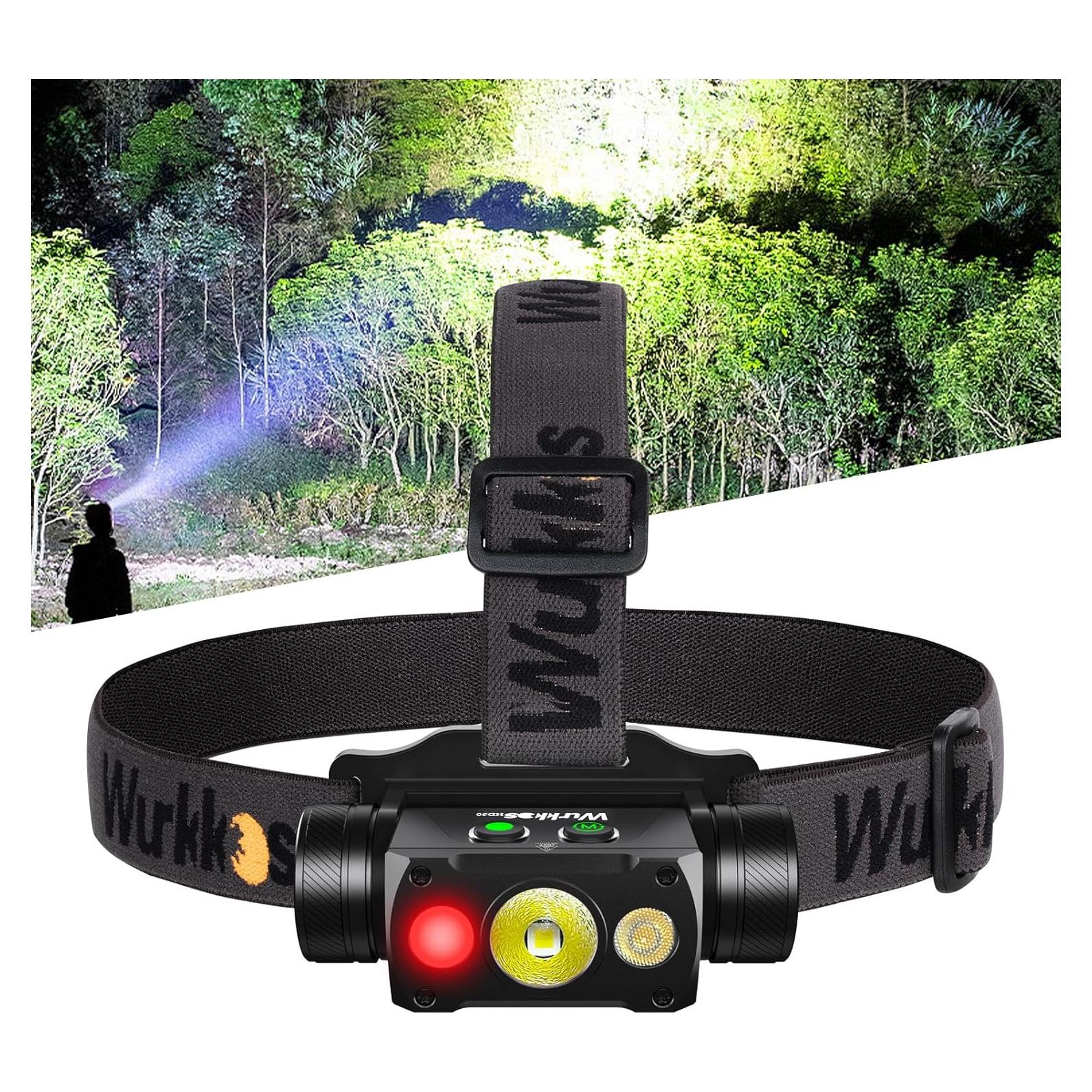 Linterna Frontal Recargable Wurkkos HD50 4000 Lúmenes IP67