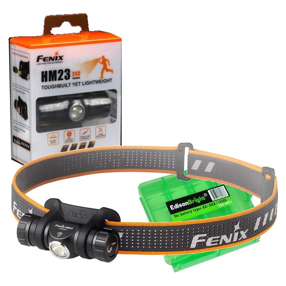 Linterna Frontal Fenix HM23 V2 300 Lúmenes para Camping