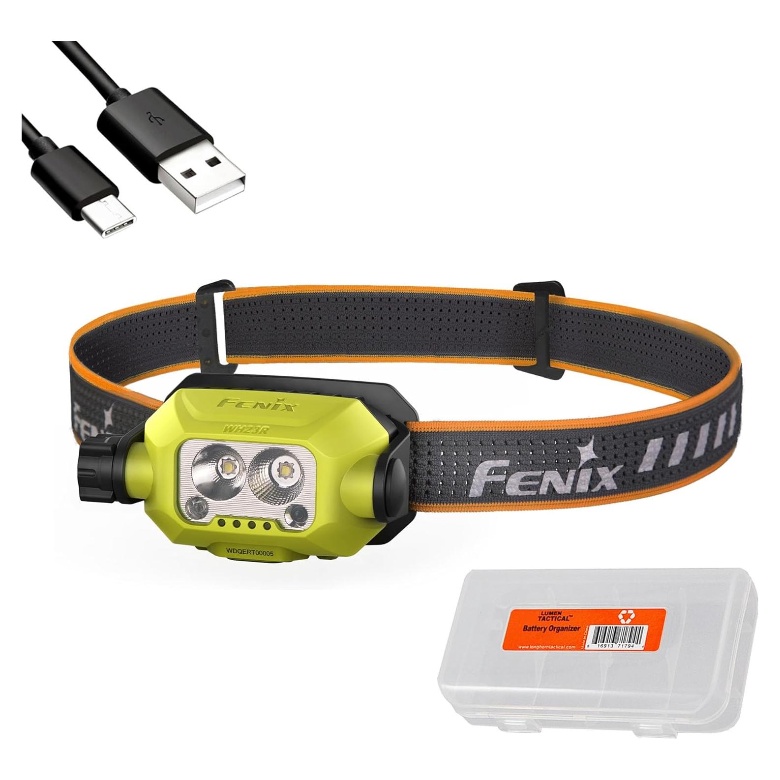 Linterna Frontal Fenix WH23R 600 Lúmenes Recargable USB-C