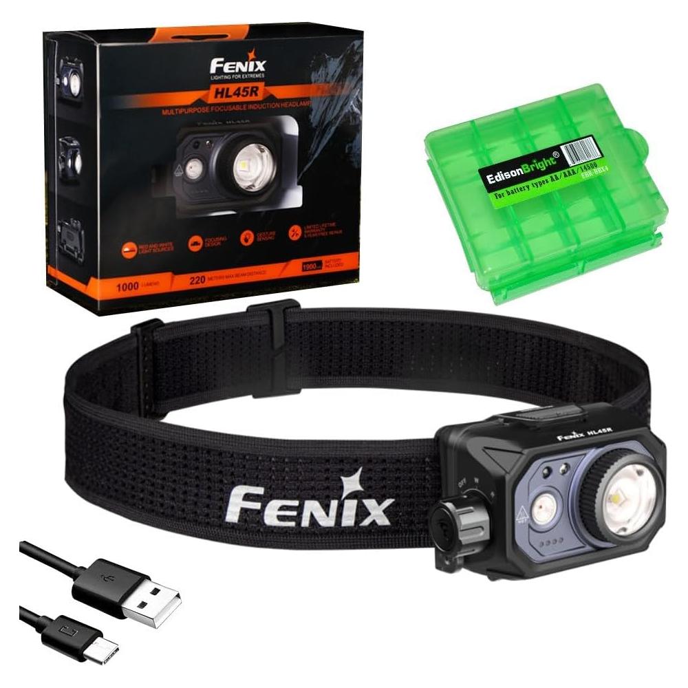 Linterna Frontal Fenix HL45R 1000 Lúmenes Recargable USB-C