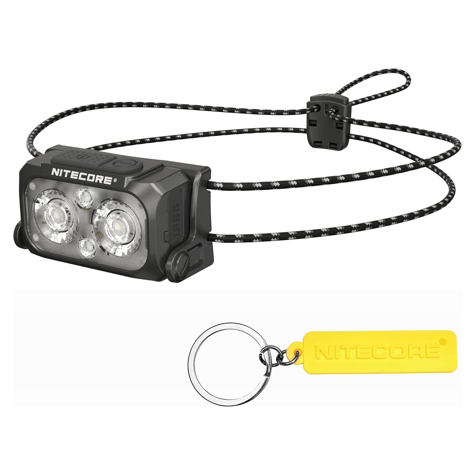 Linterna Frontal Nitecore NU25 MCT 400 Lúmenes Recargable USB-C