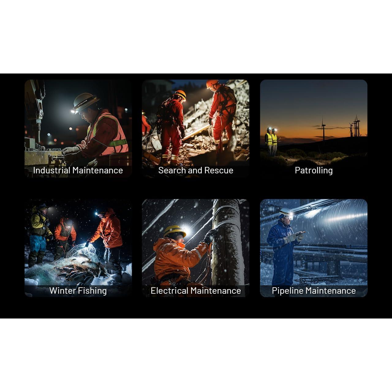 Linterna Frontal Nitecore HU2000 2000 Lúmenes USB-C 113g