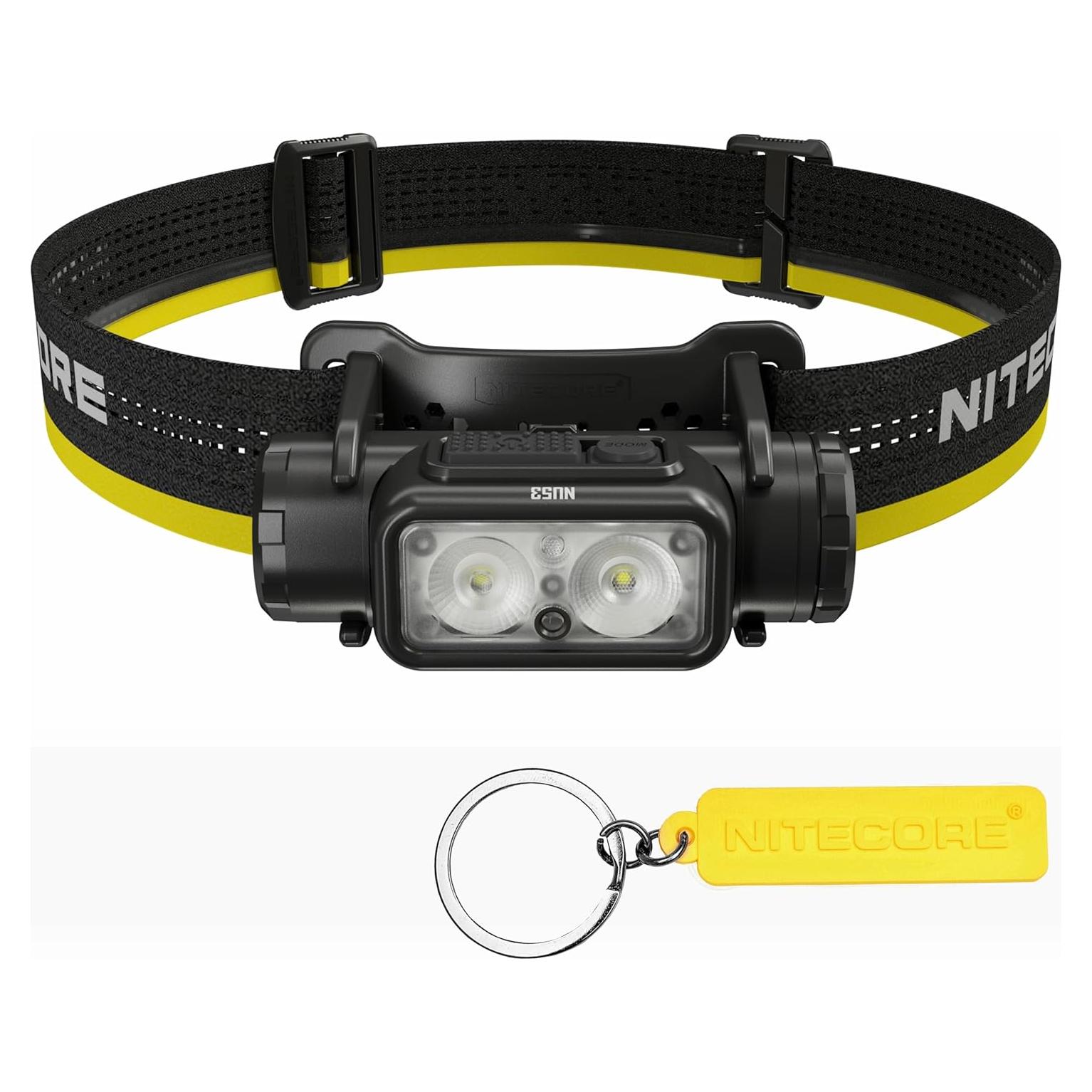 Linterna Frontal Nitecore NU53 1800 Lúmenes Recargable USB-C