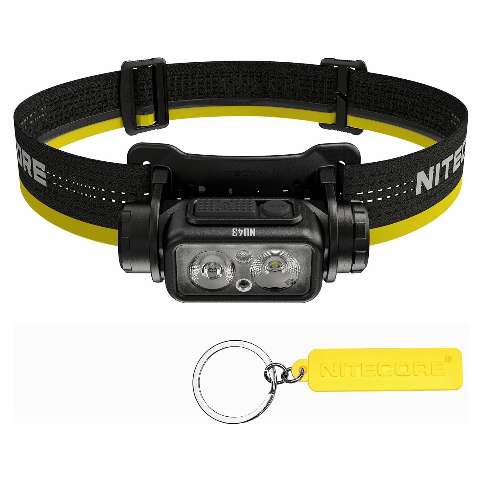 Linterna Frontal Nitecore NU43 1400 Lúmenes Recargable USB-C