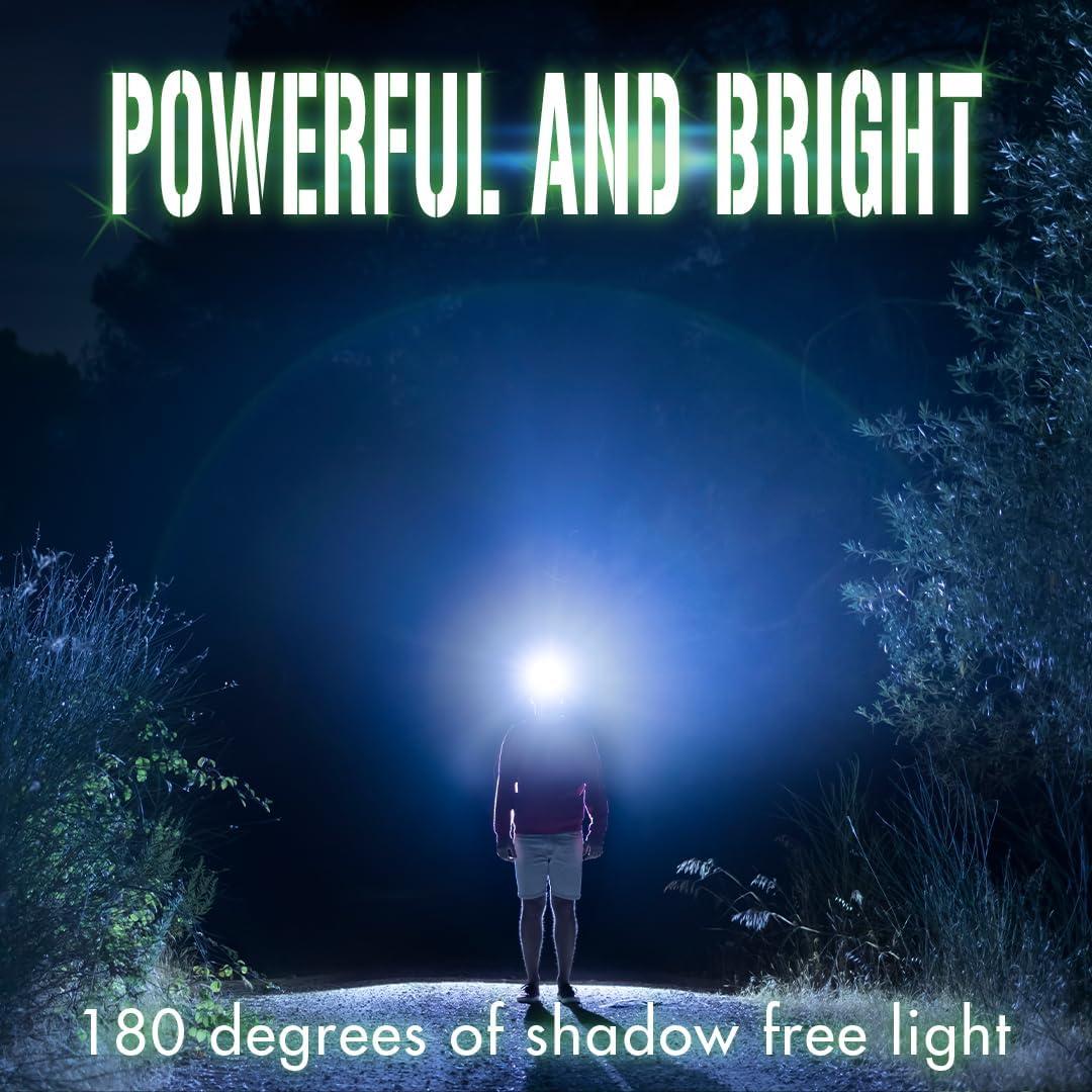 Linterna Frontal LED LitezAll 120 Lúmenes 2-Pack Resistente